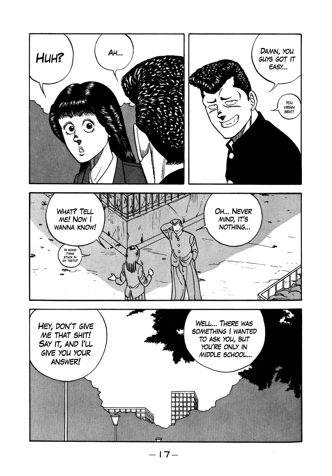 Be-Bop-Highschool Chapter 133 page 17 - Chapter 133: The Romantic Bastard's One-Shot Game