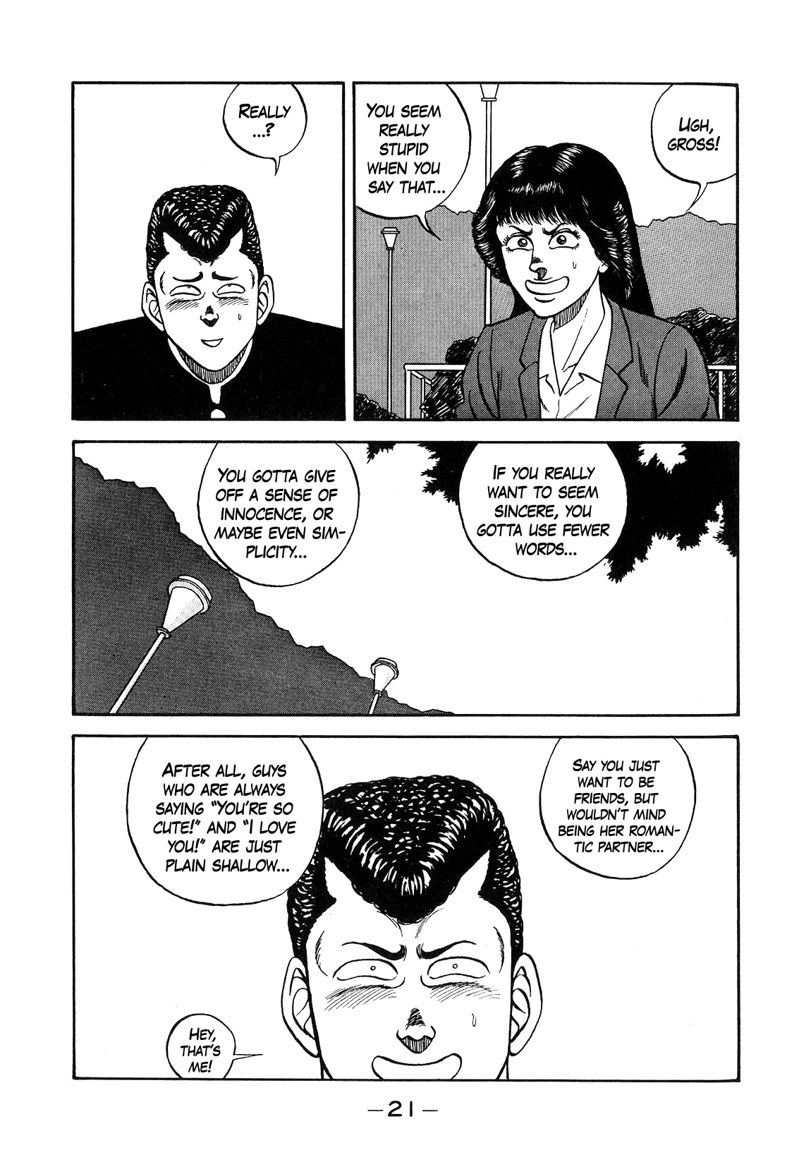 Be-Bop-Highschool Chapter 133 page 21 - Chapter 133: The Romantic Bastard's One-Shot Game