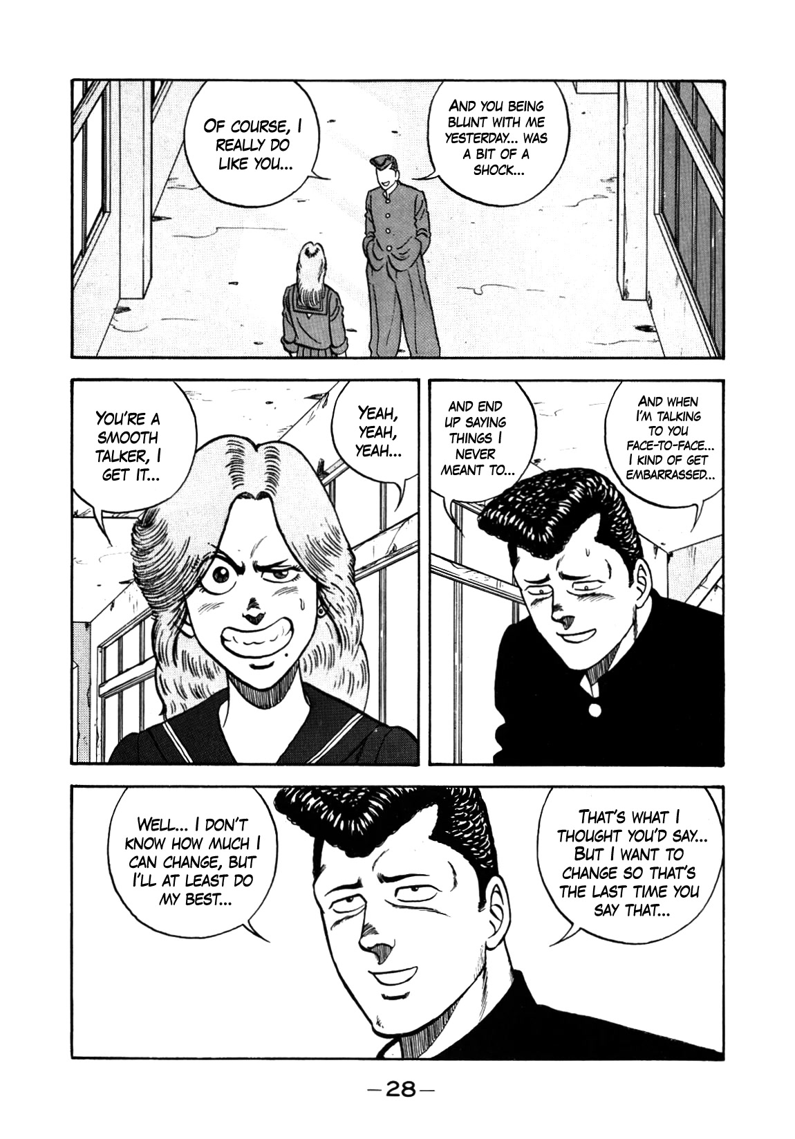Be-Bop-Highschool Chapter 133 page 28 - Chapter 133: The Romantic Bastard's One-Shot Game