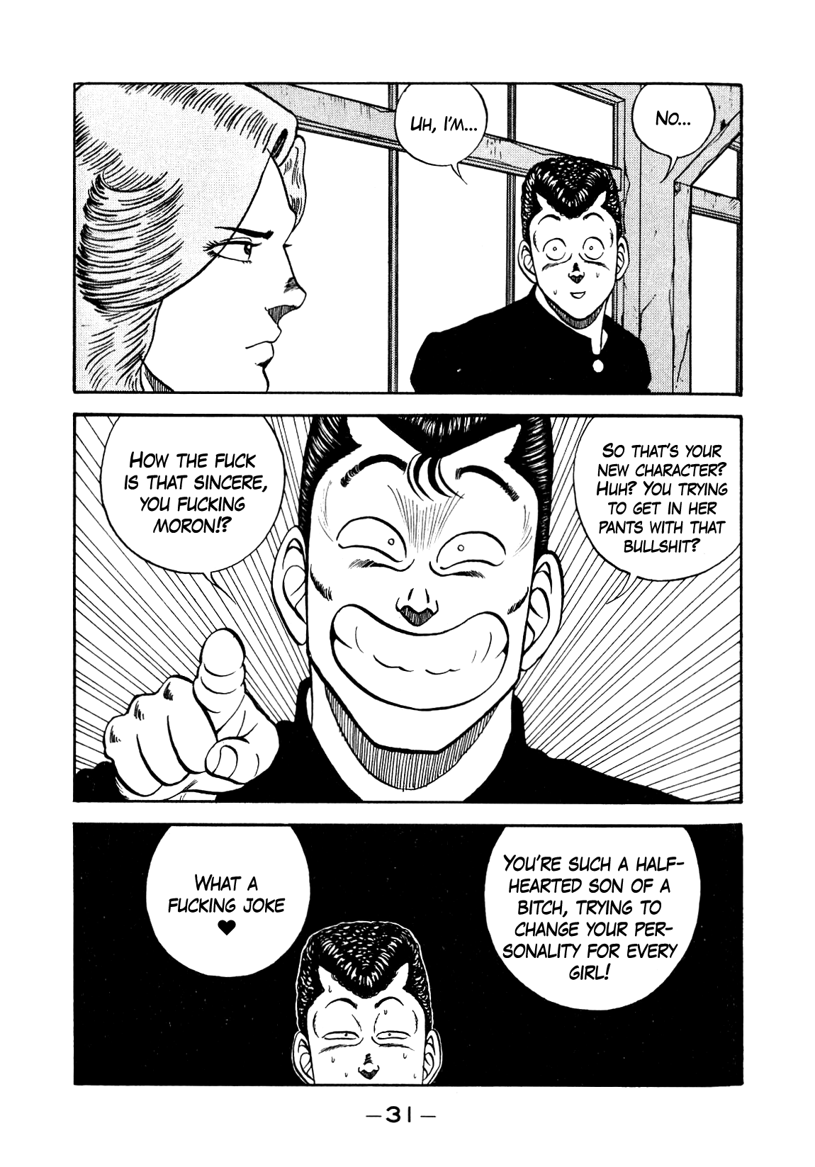 Be-Bop-Highschool Chapter 133 page 31 - Chapter 133: The Romantic Bastard's One-Shot Game