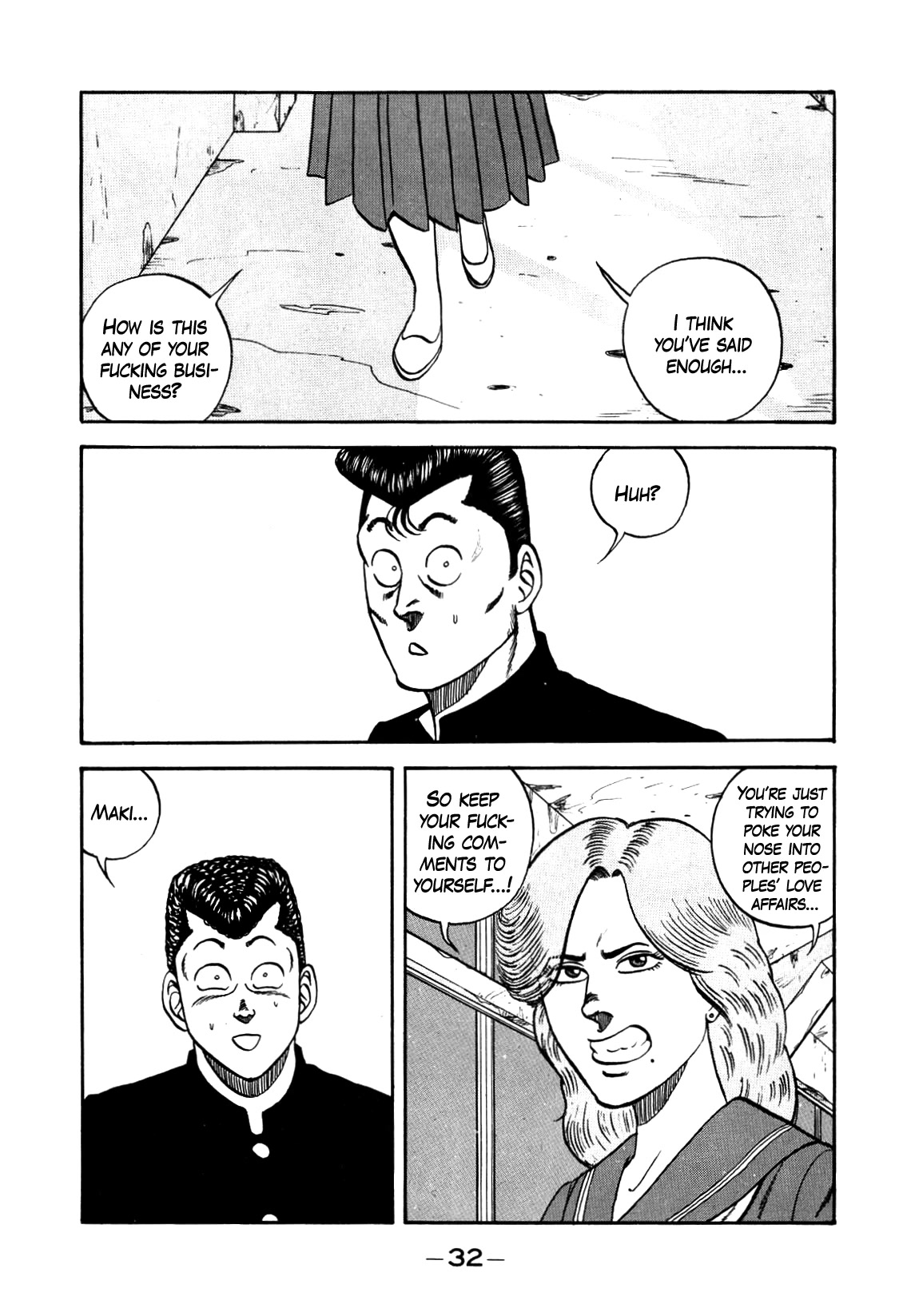 Be-Bop-Highschool Chapter 133 page 32 - Chapter 133: The Romantic Bastard's One-Shot Game