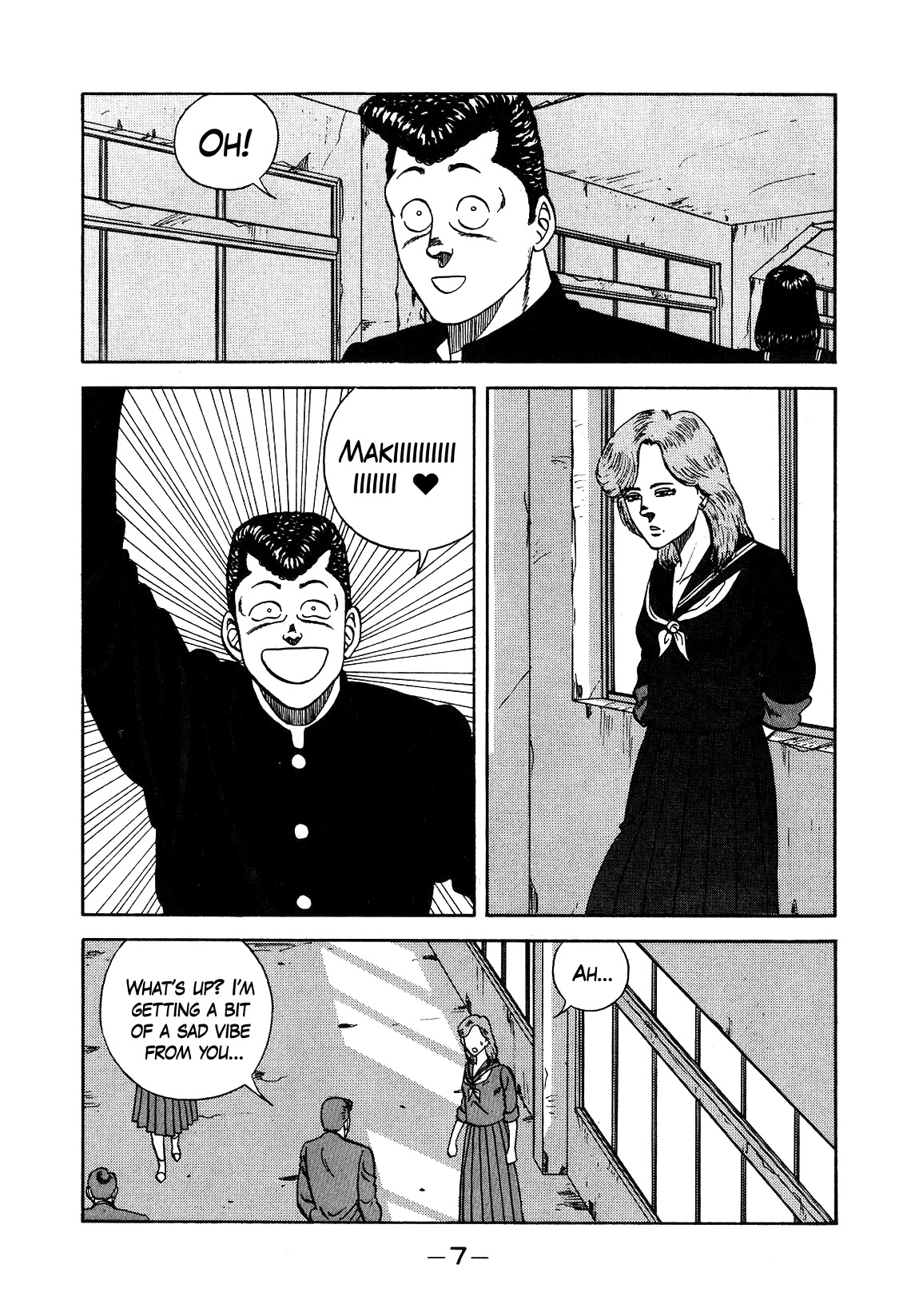 Be-Bop-Highschool Chapter 133 page 7 - Chapter 133: The Romantic Bastard's One-Shot Game