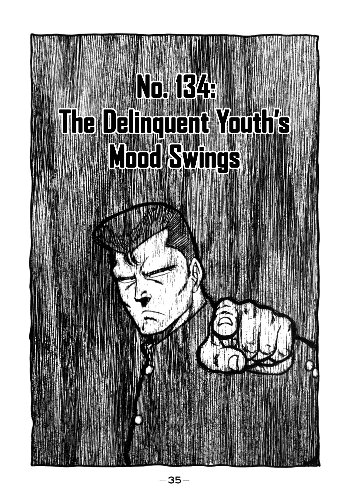 Be-Bop-Highschool Chapter 134 page 1 - Chapter 134: The Delinquent Youth's Mood Swings