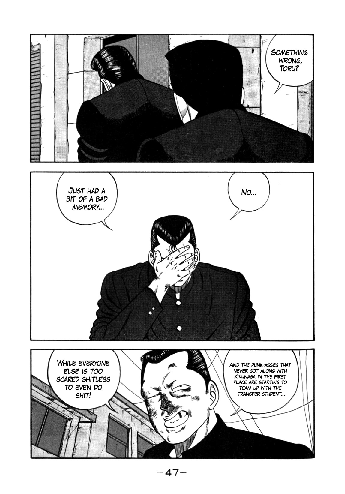 Be-Bop-Highschool Chapter 134 page 13 - Chapter 134: The Delinquent Youth's Mood Swings