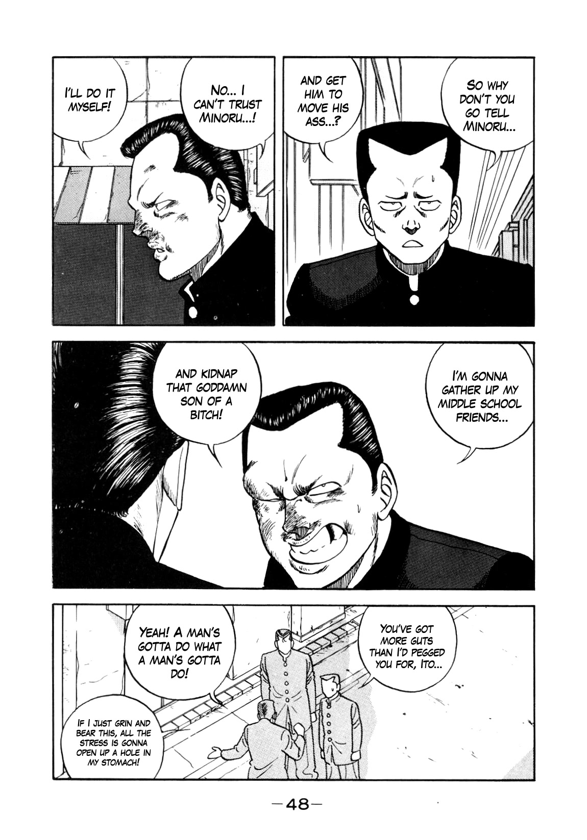 Be-Bop-Highschool Chapter 134 page 14 - Chapter 134: The Delinquent Youth's Mood Swings