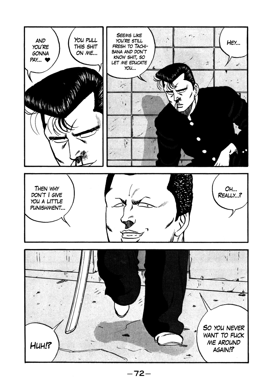 Be-Bop-Highschool Chapter 134 page 38 - Chapter 134: The Delinquent Youth's Mood Swings