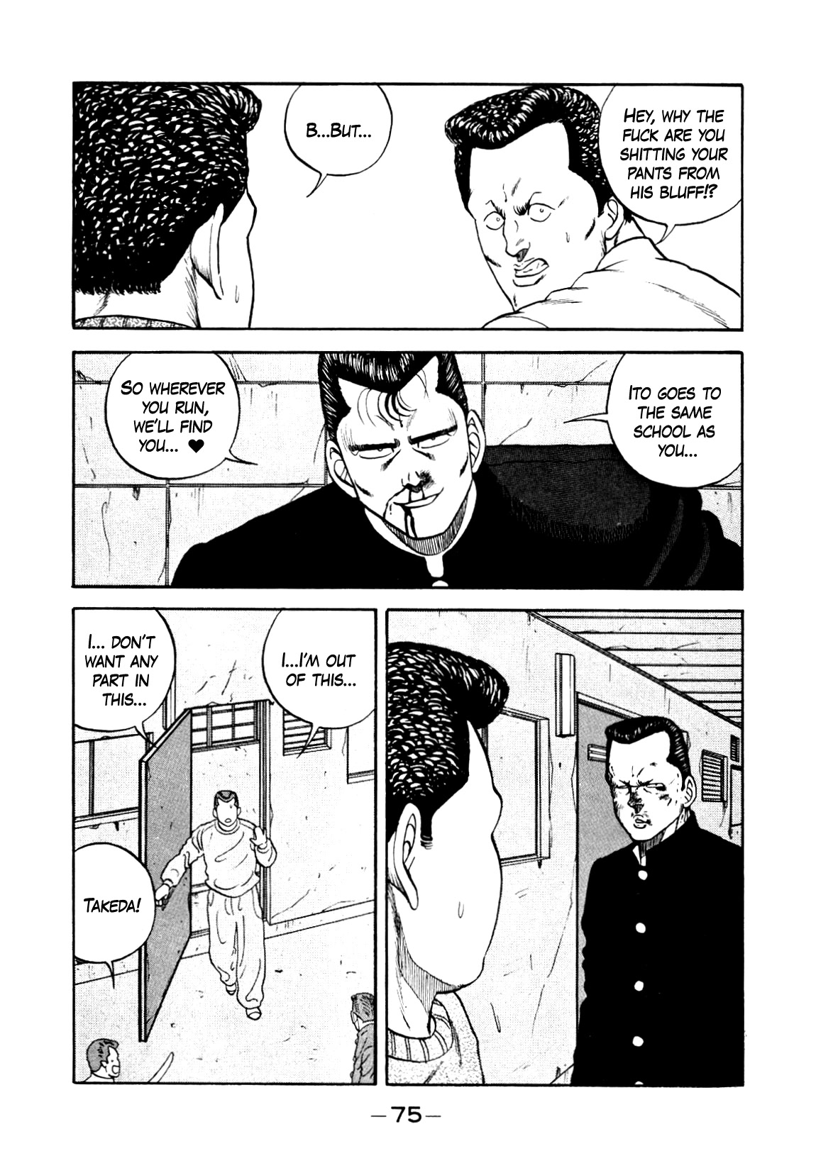 Be-Bop-Highschool Chapter 134 page 41 - Chapter 134: The Delinquent Youth's Mood Swings
