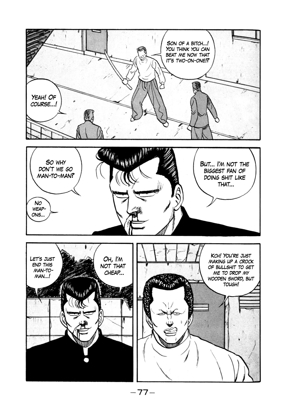 Be-Bop-Highschool Chapter 134 page 43 - Chapter 134: The Delinquent Youth's Mood Swings