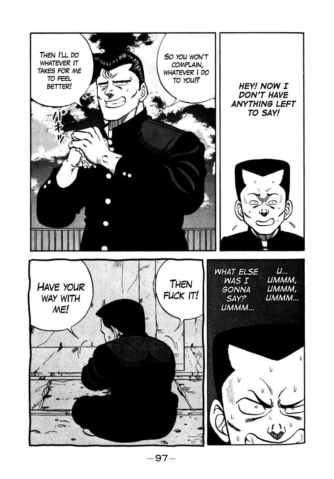 Be-Bop-Highschool Chapter 135 page 13 - Chapter 135: The Bush-league Punk's Desperate Crisis