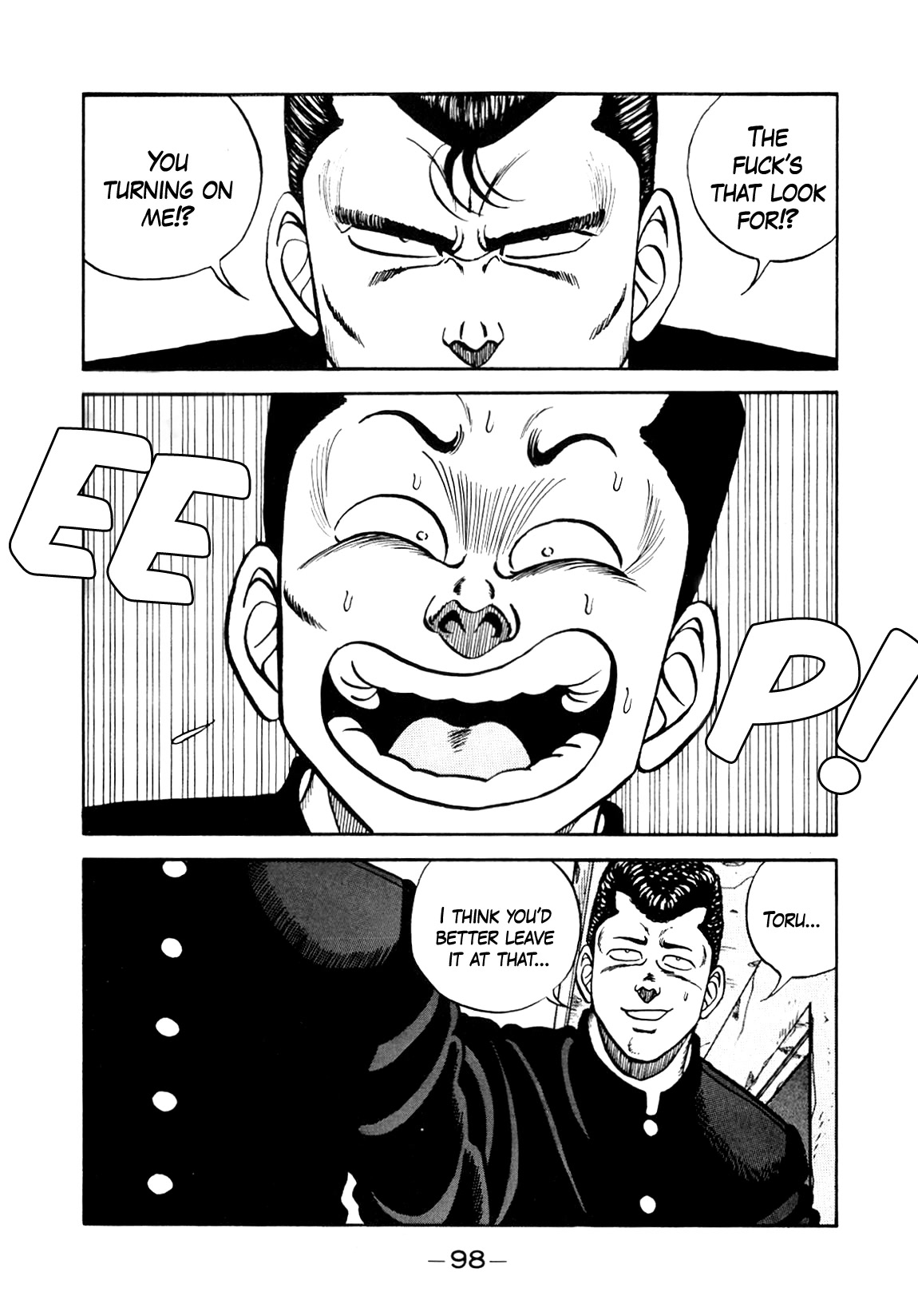 Be-Bop-Highschool Chapter 135 page 14 - Chapter 135: The Bush-league Punk's Desperate Crisis