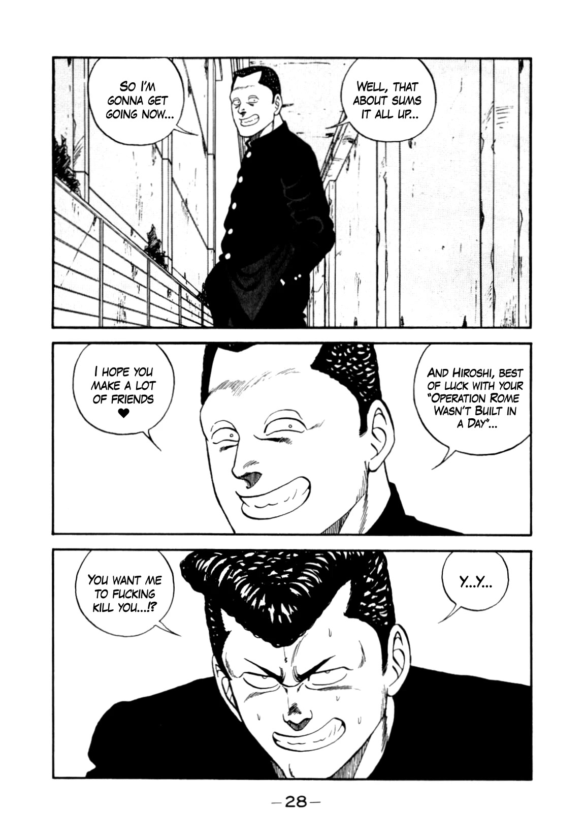 Be-Bop-Highschool Chapter 139 page 28 - Chapter 139: Romantic Advisory Subcommittee