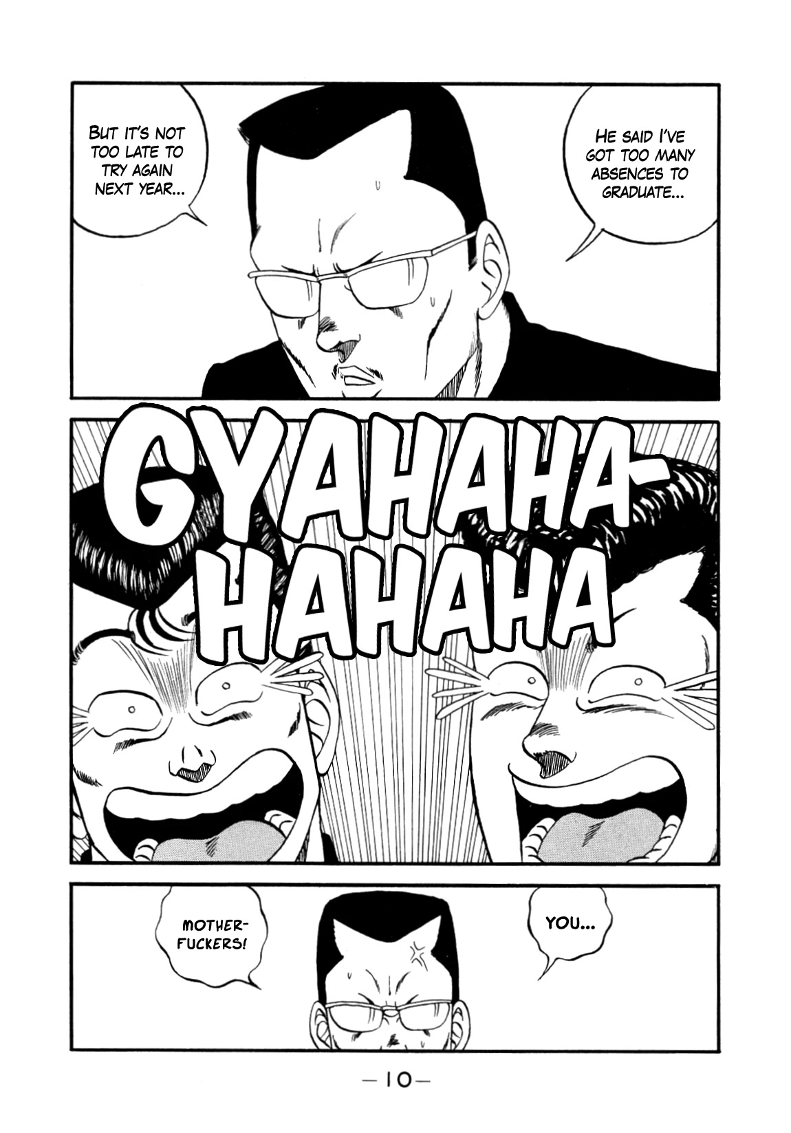 Be-Bop-Highschool Chapter 144 page 10 - Chapter 144: The Escapee Boss' Return Party
