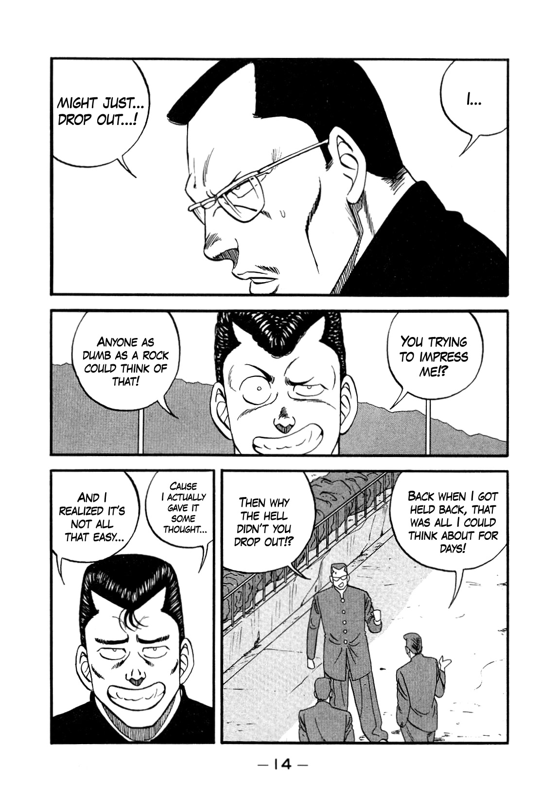 Be-Bop-Highschool Chapter 144 page 14 - Chapter 144: The Escapee Boss' Return Party