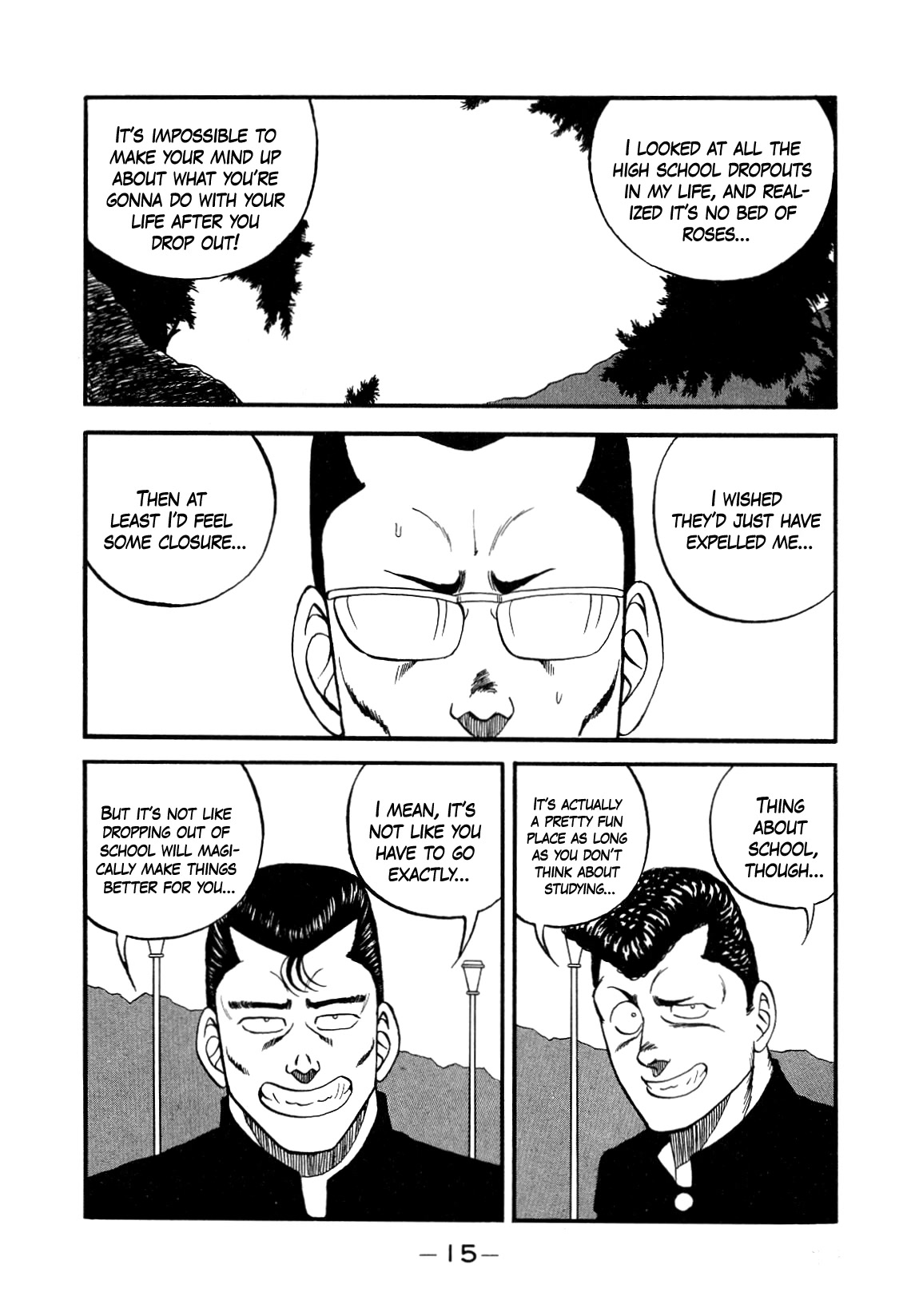 Be-Bop-Highschool Chapter 144 page 15 - Chapter 144: The Escapee Boss' Return Party