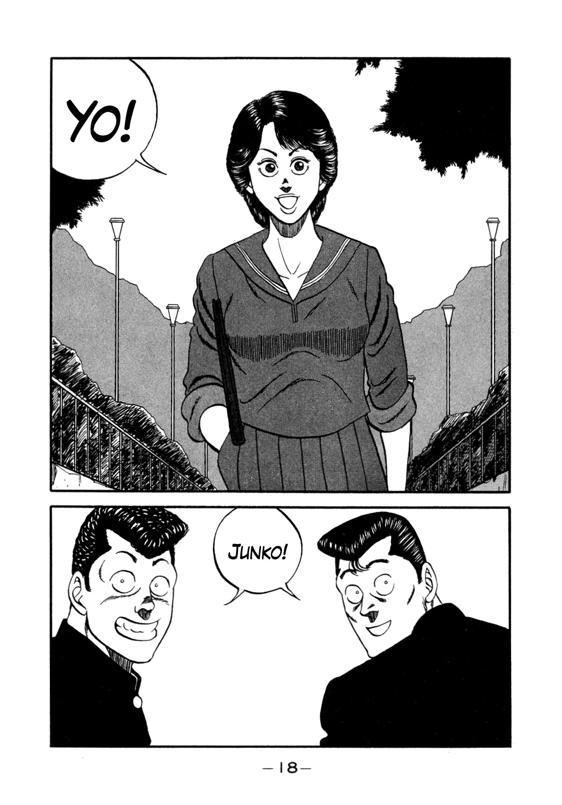 Be-Bop-Highschool Chapter 144 page 18 - Chapter 144: The Escapee Boss' Return Party