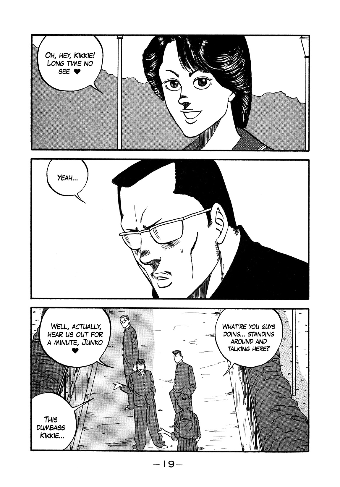 Be-Bop-Highschool Chapter 144 page 19 - Chapter 144: The Escapee Boss' Return Party