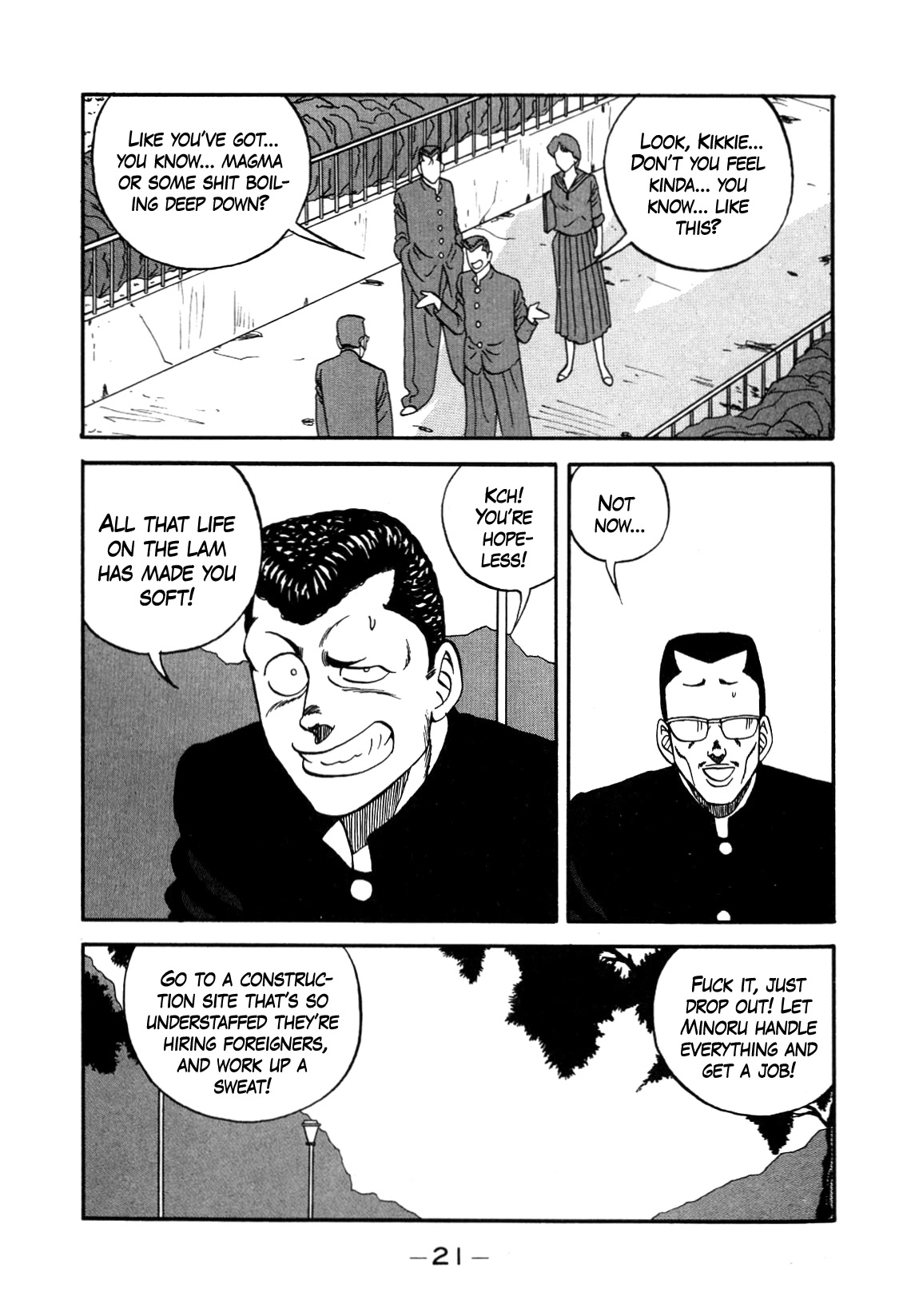 Be-Bop-Highschool Chapter 144 page 21 - Chapter 144: The Escapee Boss' Return Party