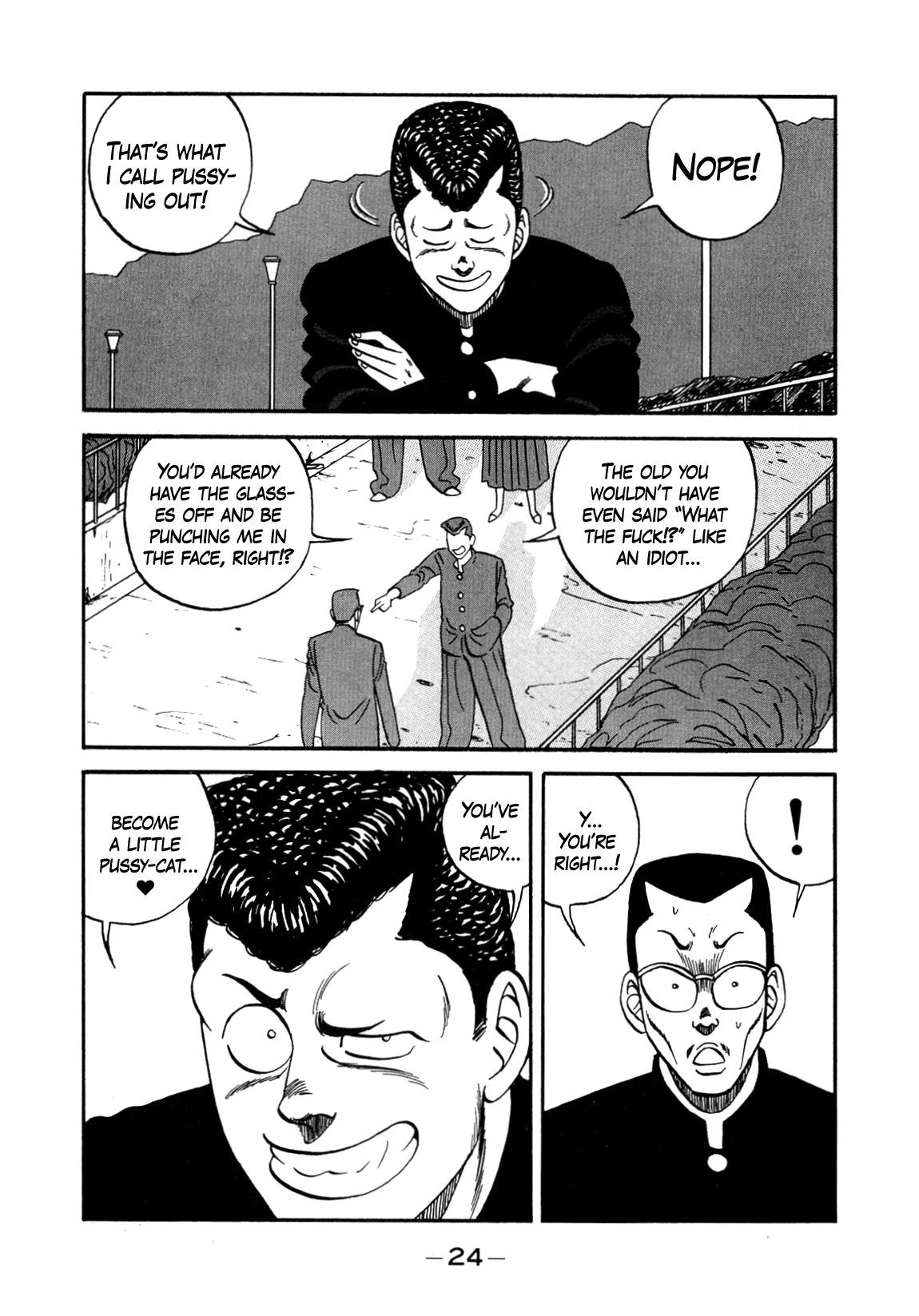 Be-Bop-Highschool Chapter 144 page 24 - Chapter 144: The Escapee Boss' Return Party