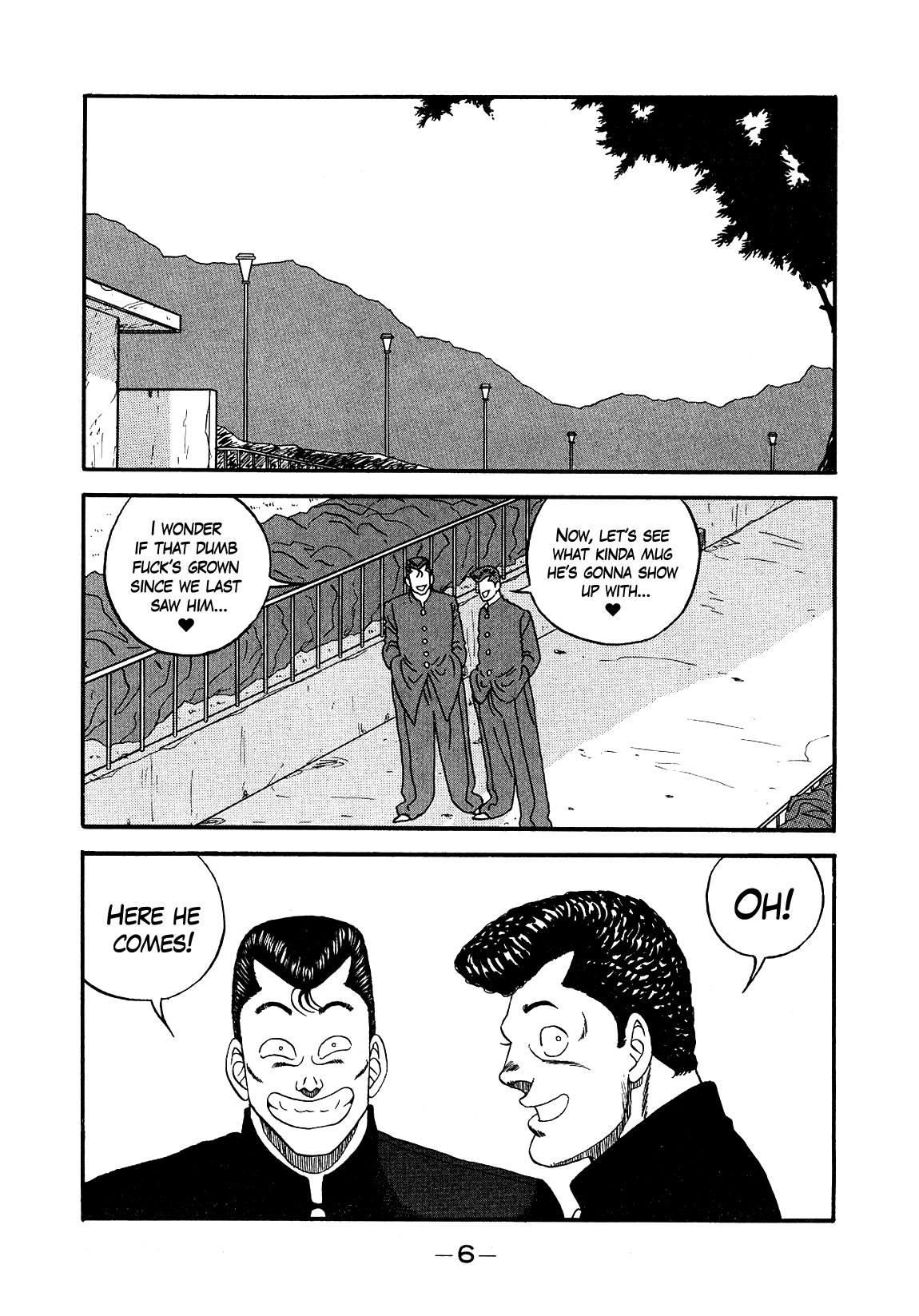 Be-Bop-Highschool Chapter 144 page 6 - Chapter 144: The Escapee Boss' Return Party