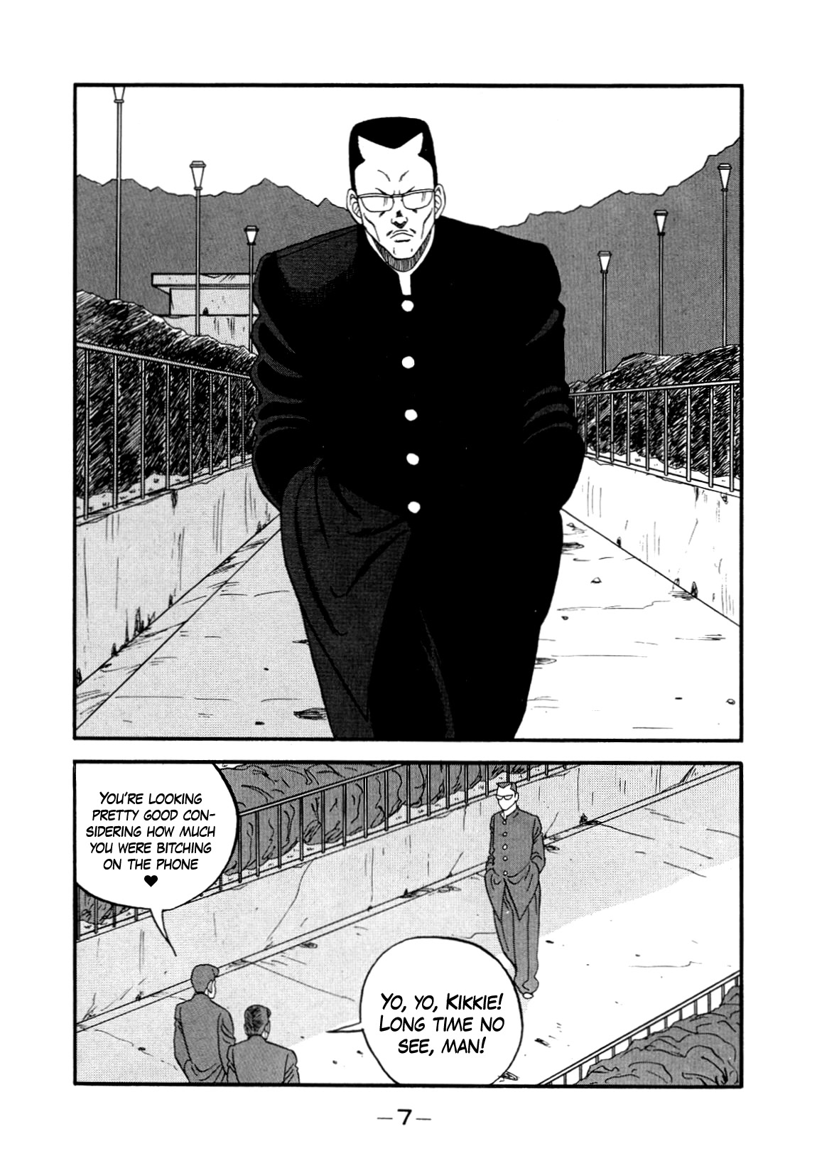 Be-Bop-Highschool Chapter 144 page 7 - Chapter 144: The Escapee Boss' Return Party