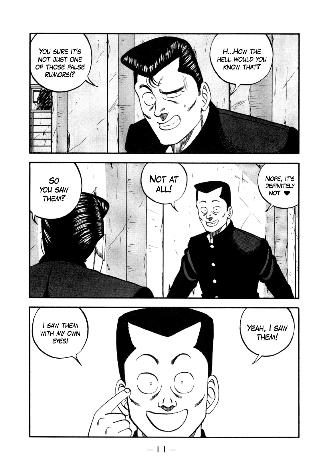 Be-Bop-Highschool Chapter 148 page 11 - Chapter 148: The Delinquent Youth's Indignant Lamentations