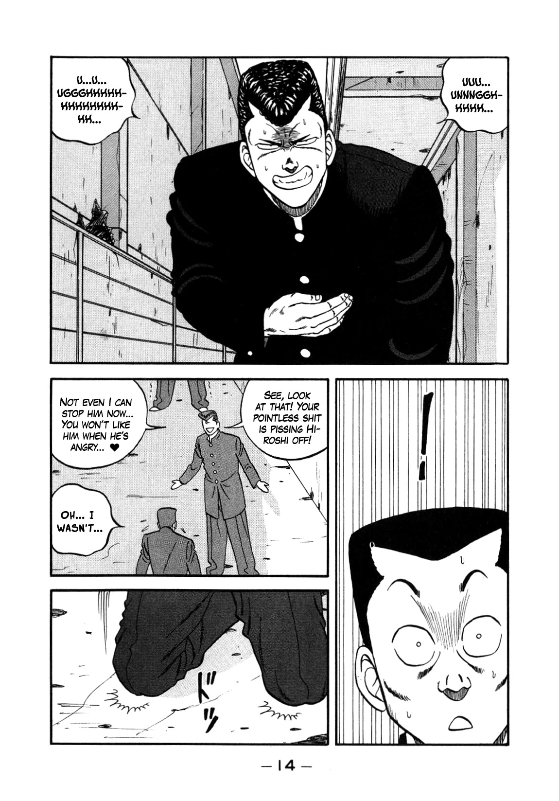 Be-Bop-Highschool Chapter 148 page 14 - Chapter 148: The Delinquent Youth's Indignant Lamentations