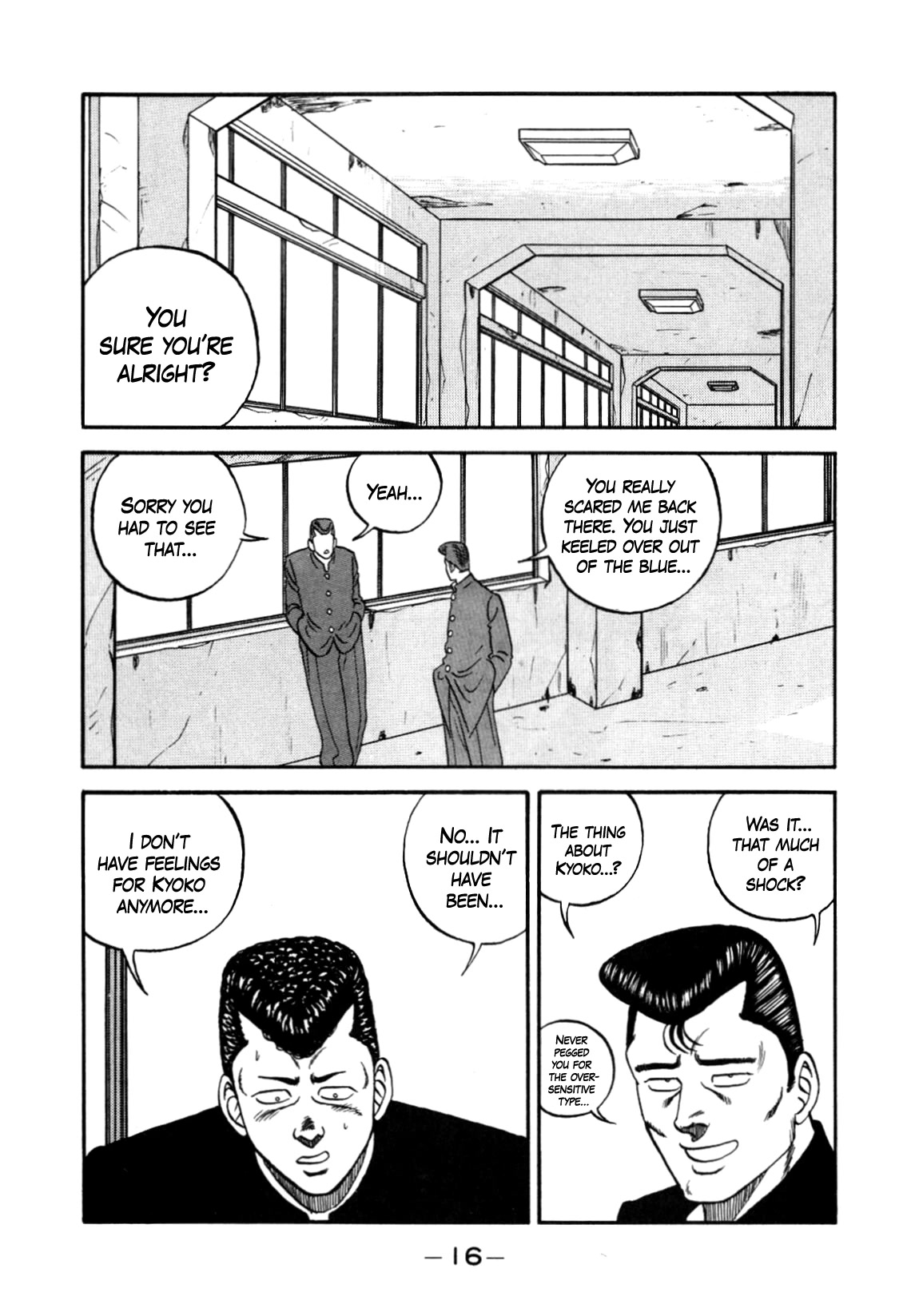 Be-Bop-Highschool Chapter 148 page 16 - Chapter 148: The Delinquent Youth's Indignant Lamentations