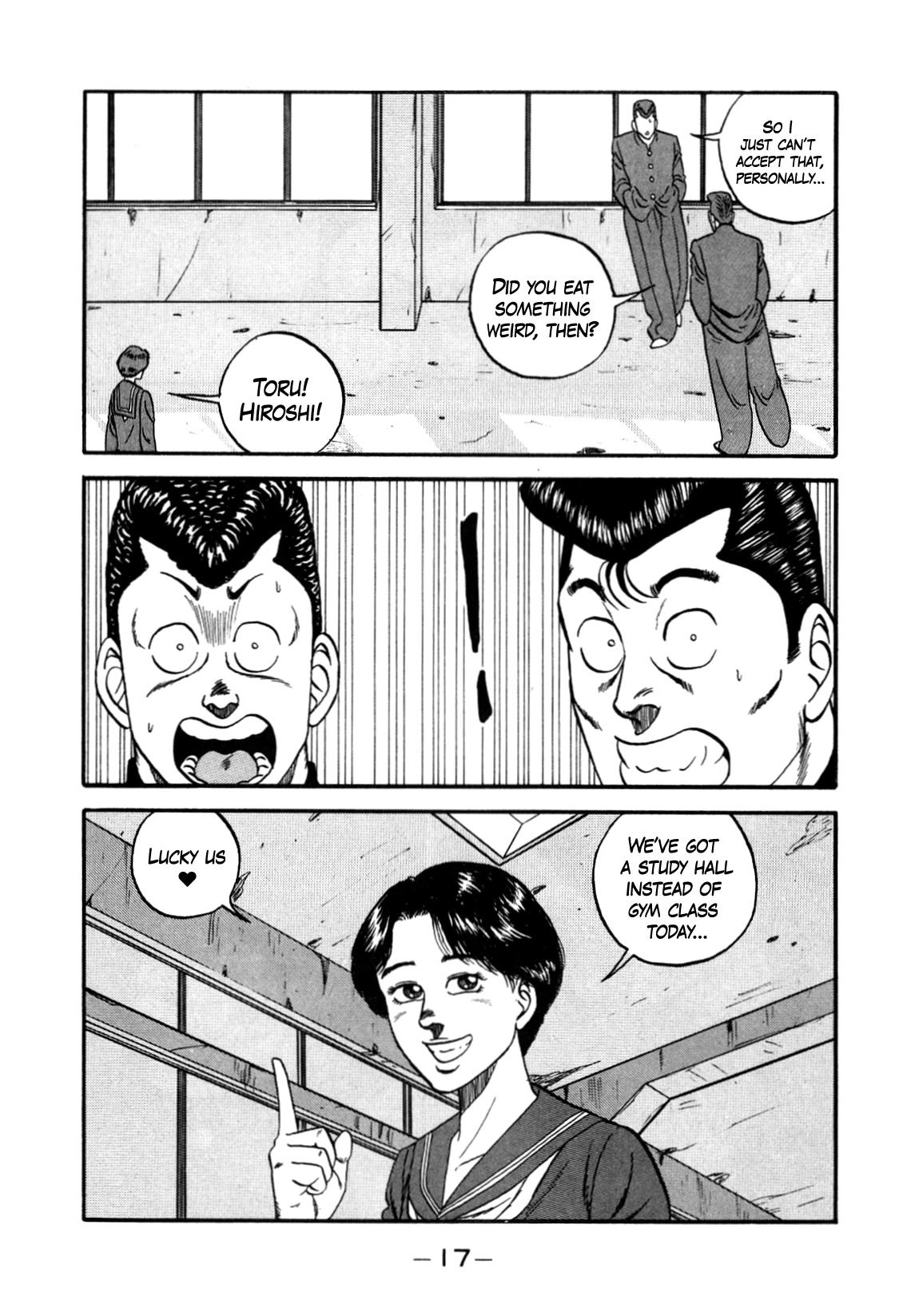 Be-Bop-Highschool Chapter 148 page 17 - Chapter 148: The Delinquent Youth's Indignant Lamentations