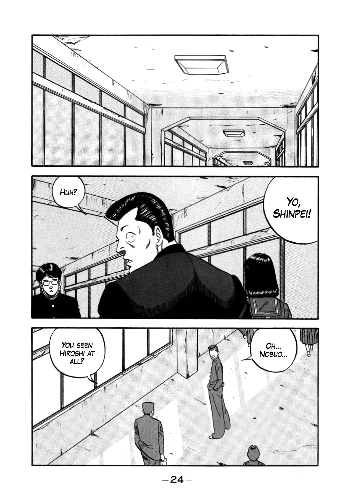 Be-Bop-Highschool Chapter 148 page 24 - Chapter 148: The Delinquent Youth's Indignant Lamentations
