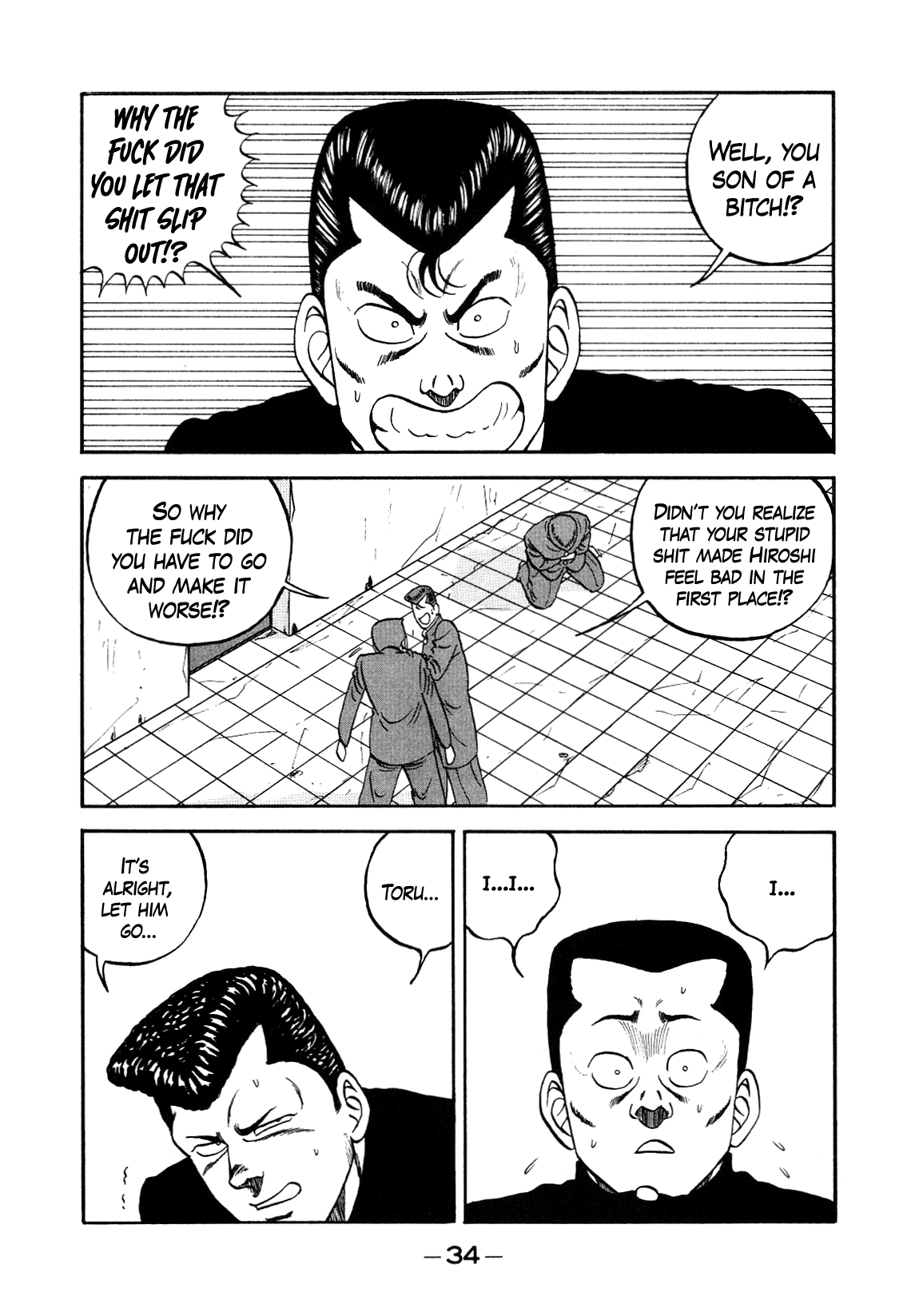 Be-Bop-Highschool Chapter 148 page 34 - Chapter 148: The Delinquent Youth's Indignant Lamentations
