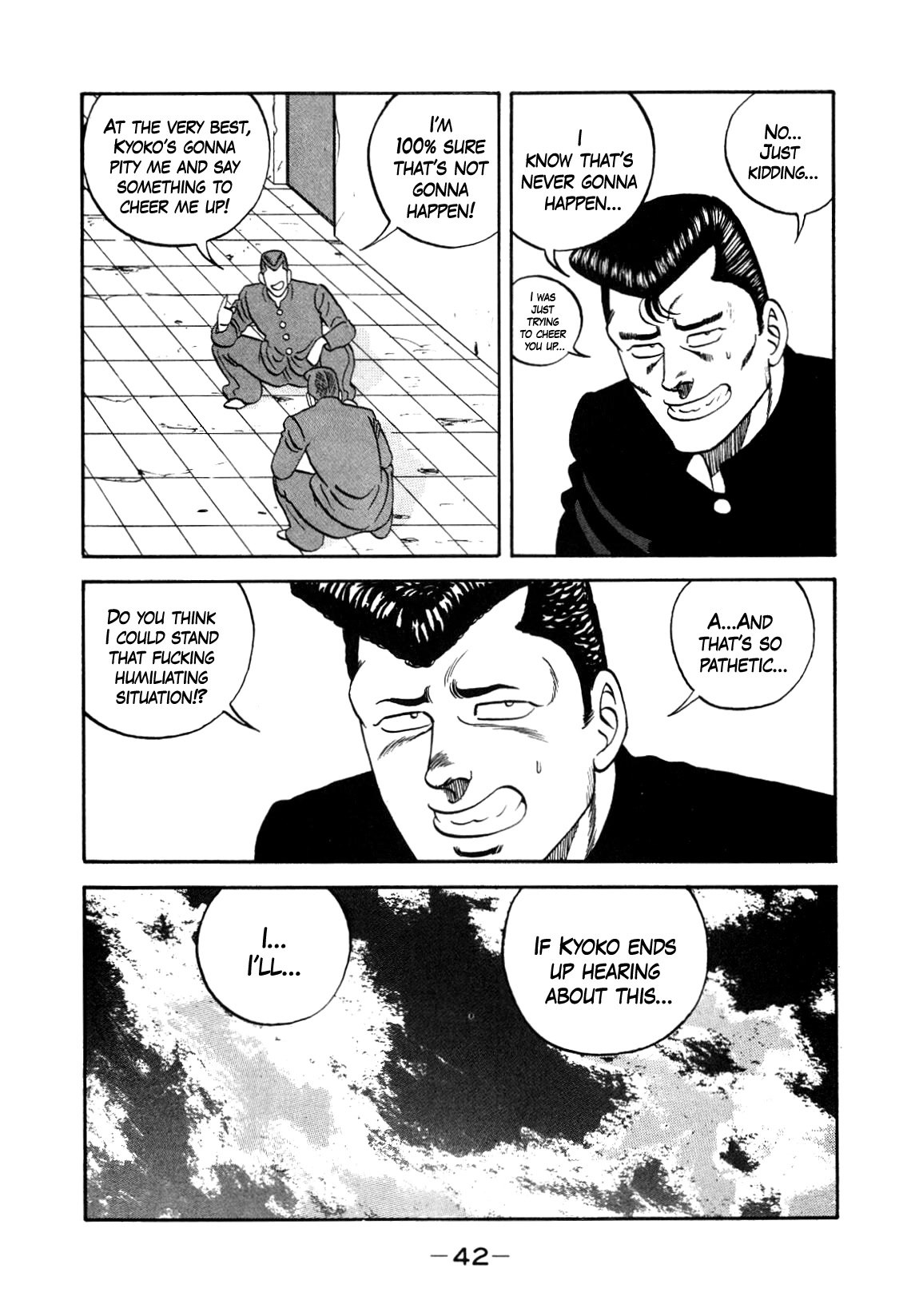 Be-Bop-Highschool Chapter 148 page 42 - Chapter 148: The Delinquent Youth's Indignant Lamentations