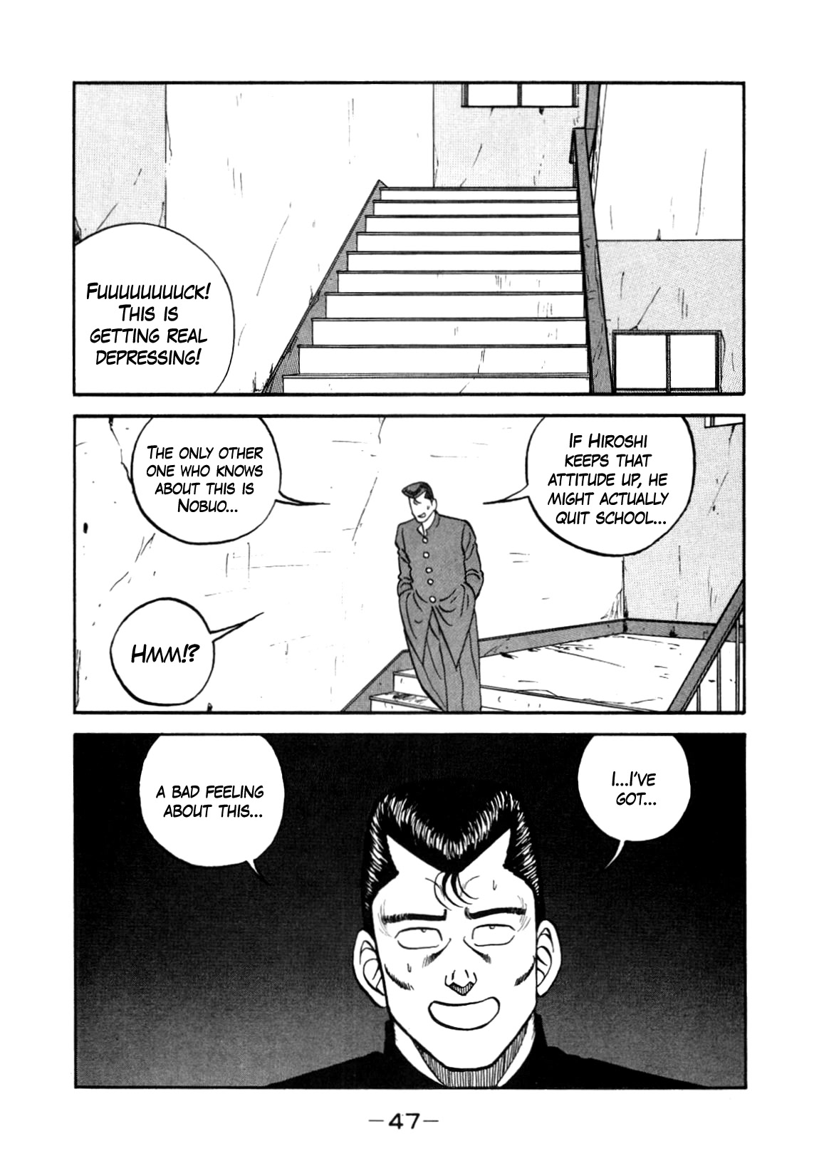 Be-Bop-Highschool Chapter 148 page 47 - Chapter 148: The Delinquent Youth's Indignant Lamentations