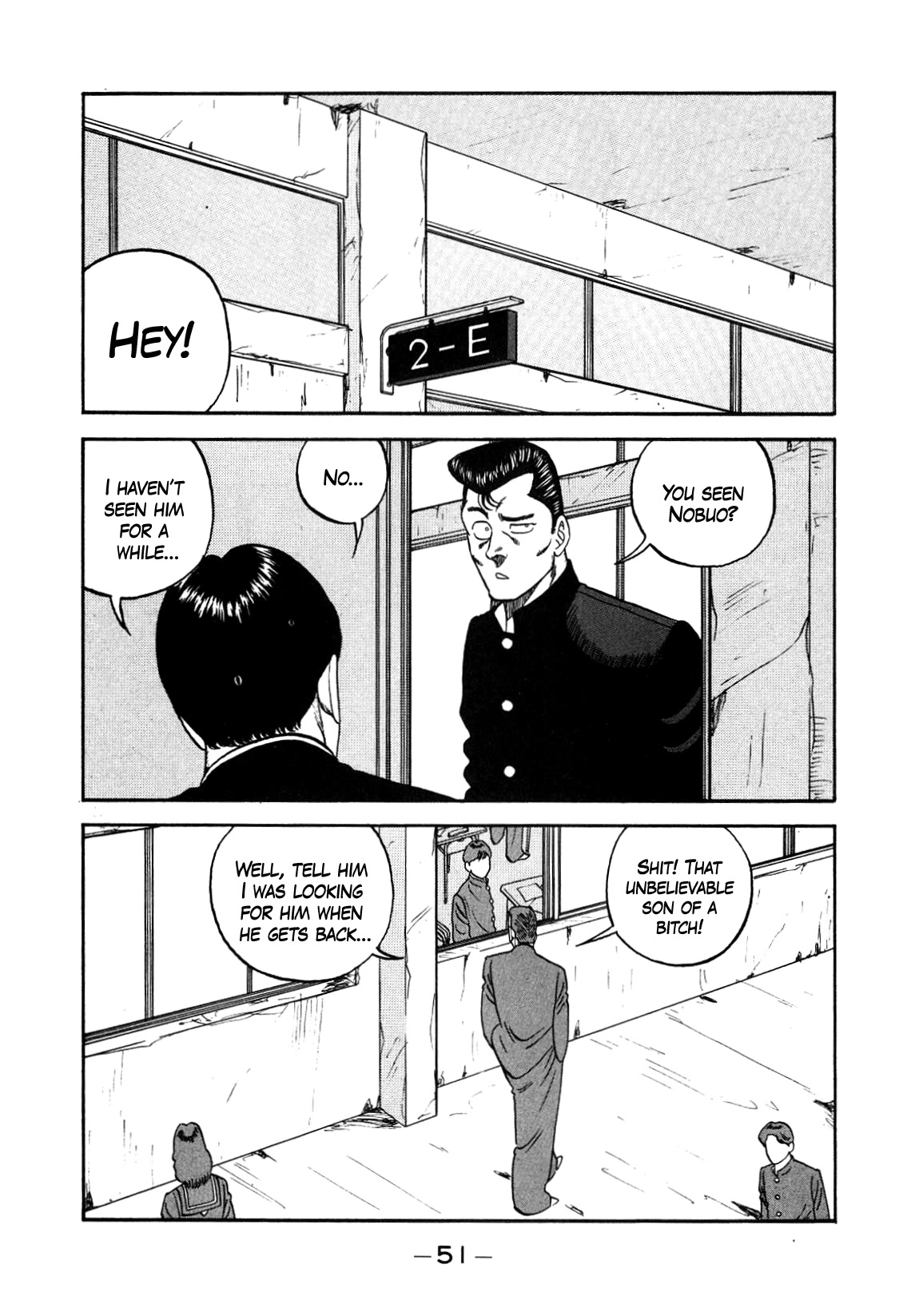 Be-Bop-Highschool Chapter 148 page 51 - Chapter 148: The Delinquent Youth's Indignant Lamentations
