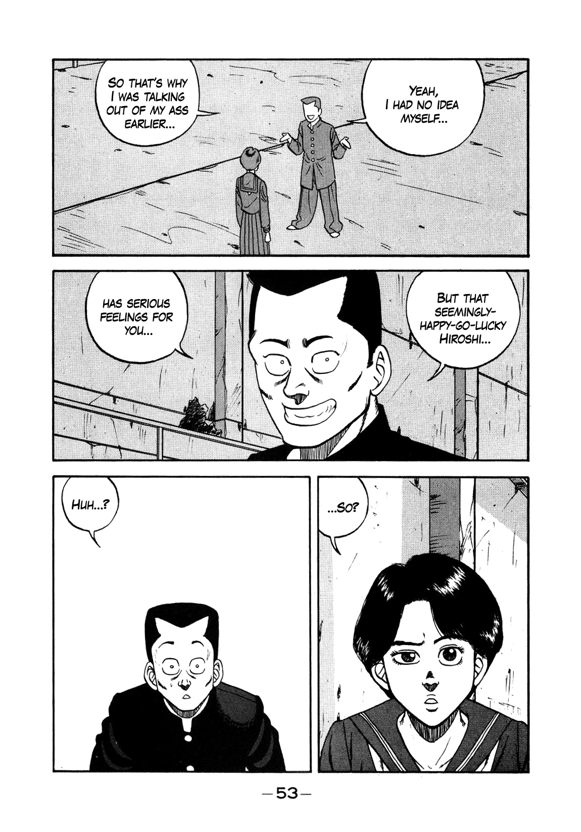 Be-Bop-Highschool Chapter 148 page 53 - Chapter 148: The Delinquent Youth's Indignant Lamentations