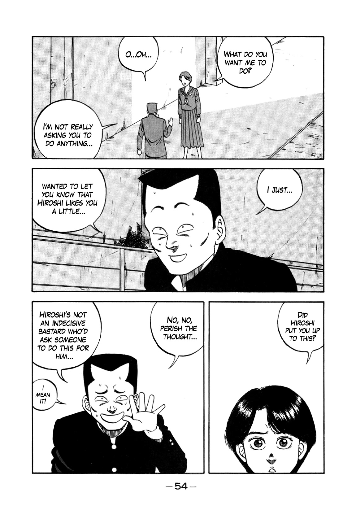 Be-Bop-Highschool Chapter 148 page 54 - Chapter 148: The Delinquent Youth's Indignant Lamentations