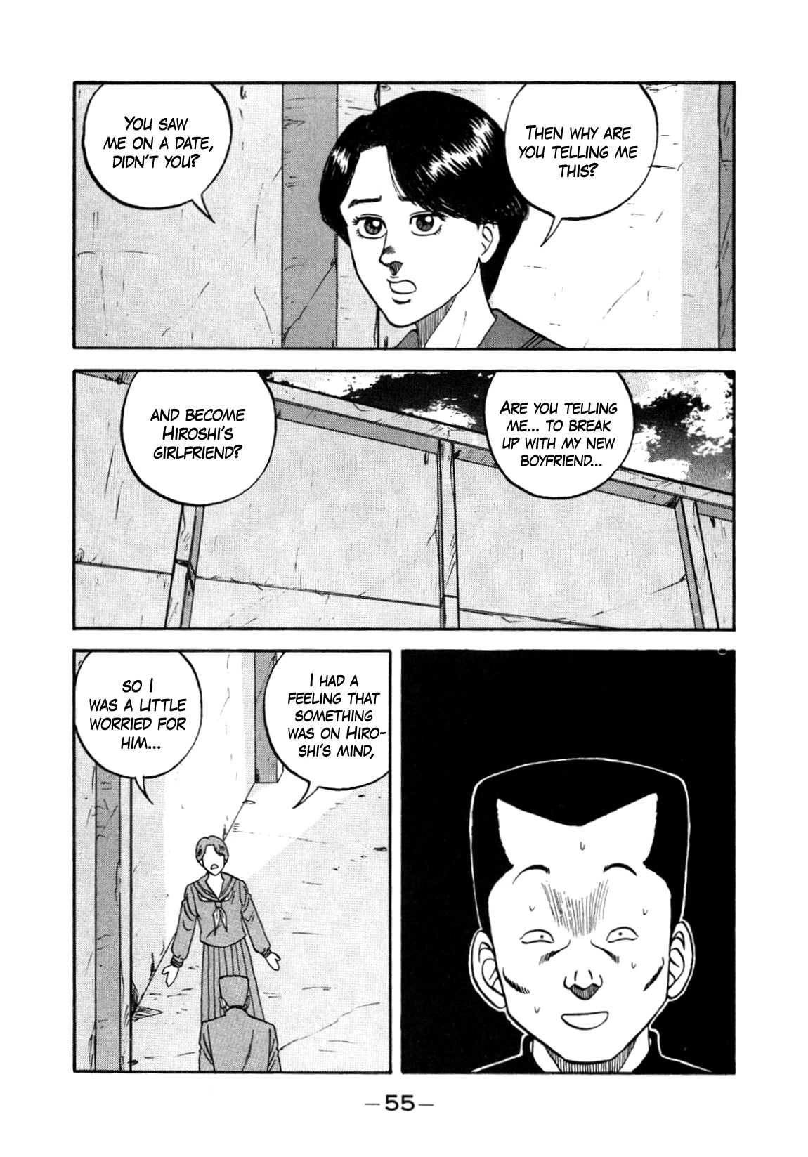 Be-Bop-Highschool Chapter 148 page 55 - Chapter 148: The Delinquent Youth's Indignant Lamentations