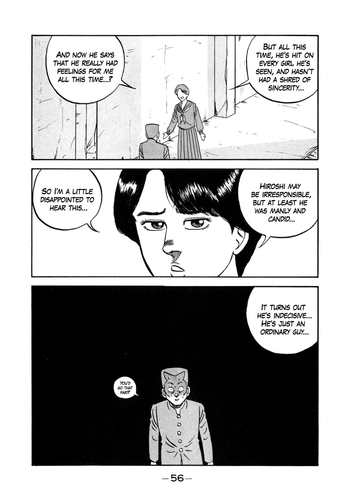Be-Bop-Highschool Chapter 148 page 56 - Chapter 148: The Delinquent Youth's Indignant Lamentations