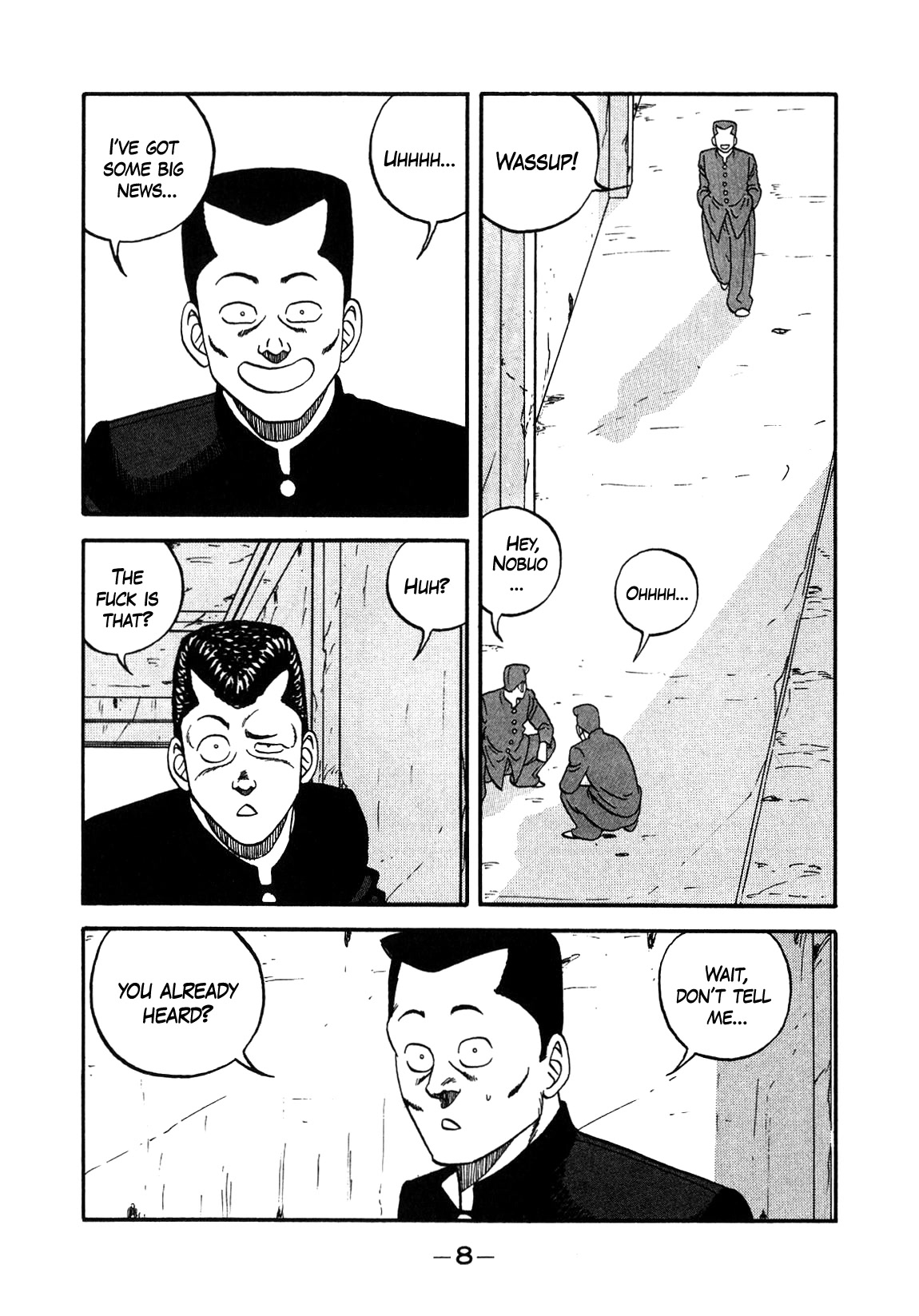 Be-Bop-Highschool Chapter 148 page 8 - Chapter 148: The Delinquent Youth's Indignant Lamentations
