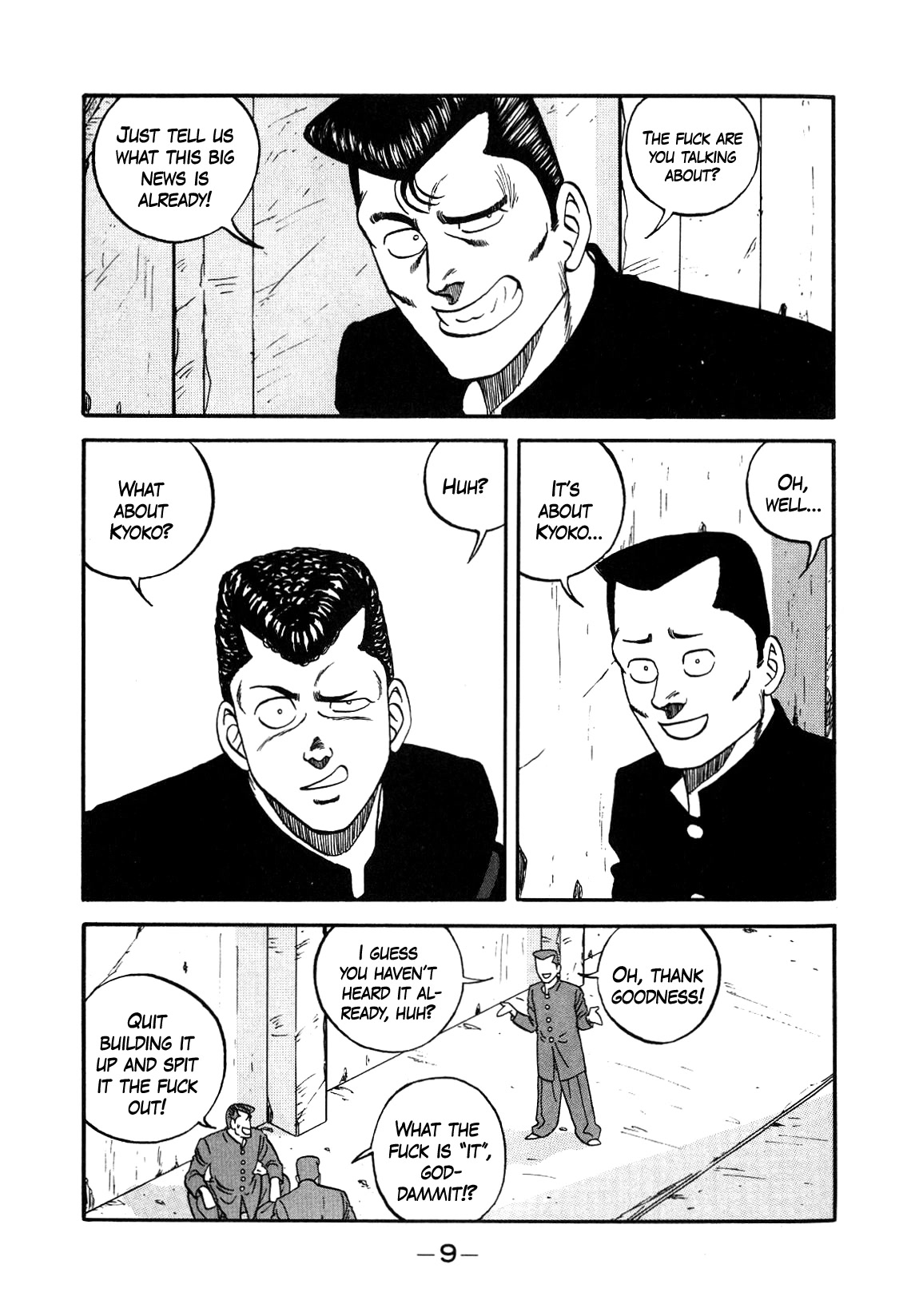 Be-Bop-Highschool Chapter 148 page 9 - Chapter 148: The Delinquent Youth's Indignant Lamentations