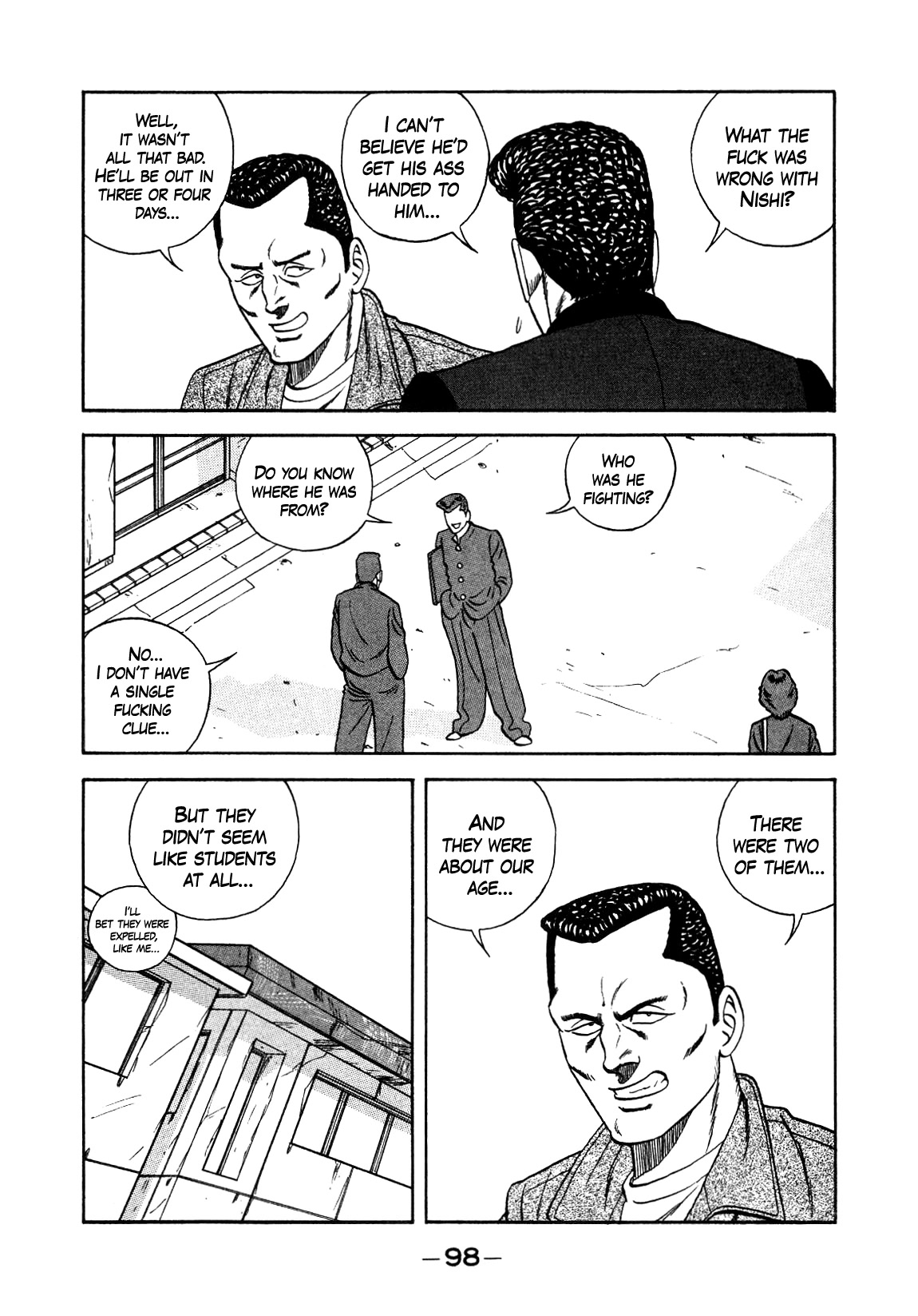 Be-Bop-Highschool Chapter 150 page 8 - Chapter 150: The High School Dimwit Foolhardy Courage