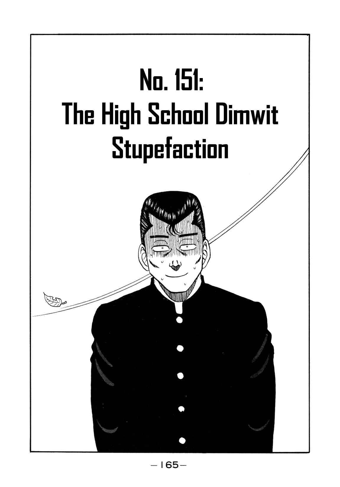 Be-Bop-Highschool Chapter 151 page 1 - Chapter 151: The High School Dimwit Stupefaction