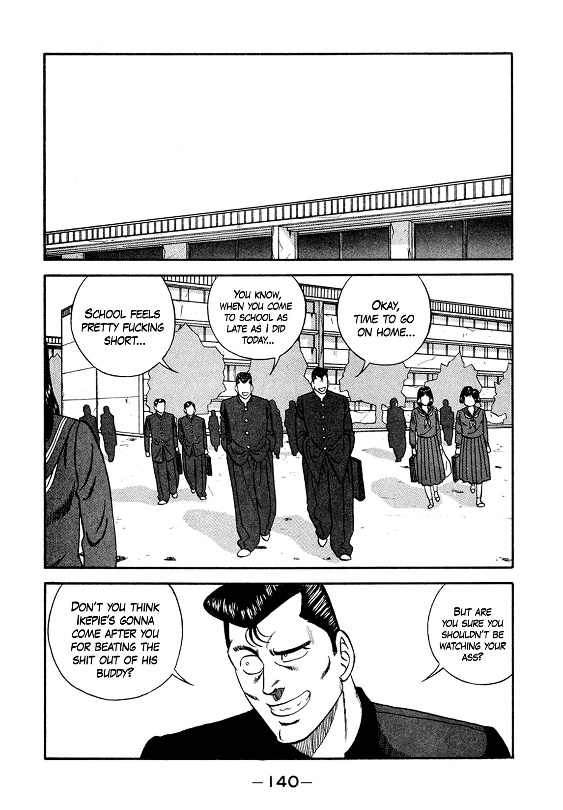 Be-Bop-Highschool Chapter 156 page 28 - Chapter 156: The High School Dimwit Lying in Wait
