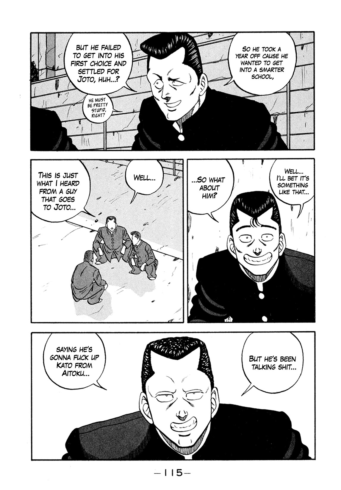 Be-Bop-Highschool Chapter 156 page 3 - Chapter 156: The High School Dimwit Lying in Wait