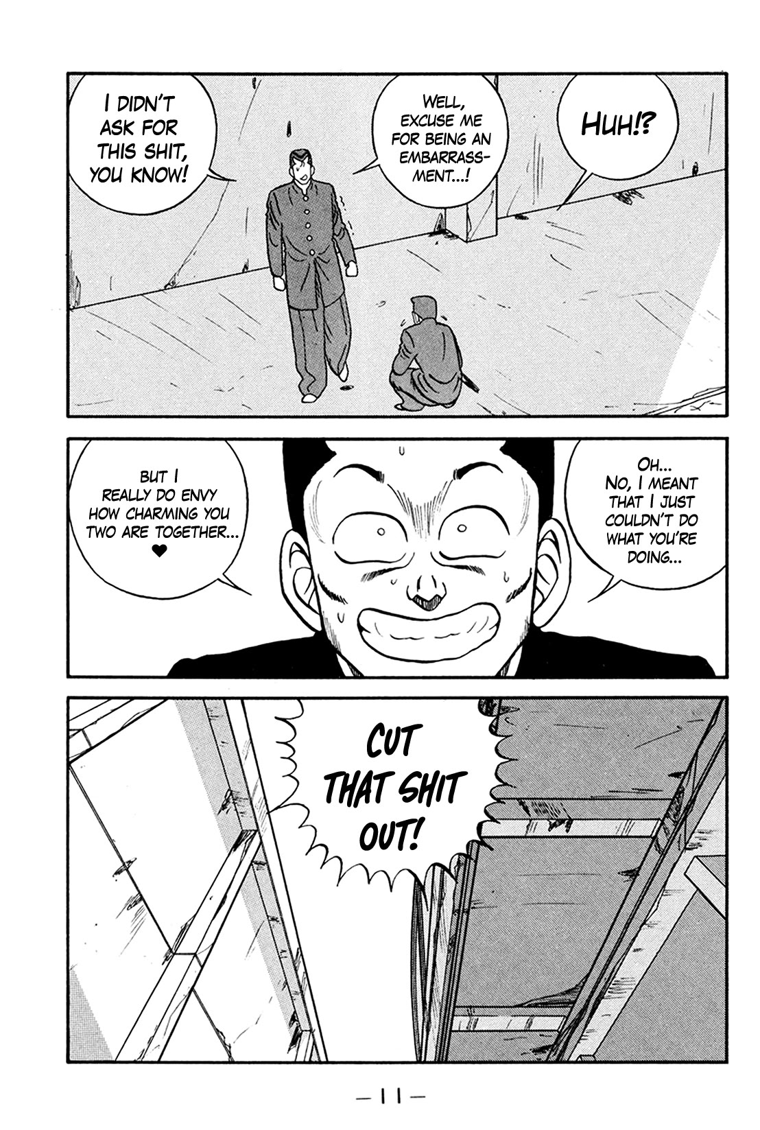 Be-Bop-Highschool Chapter 157 page 10 - Chapter 157: The Weak-Kneed Bastard's Subservience
