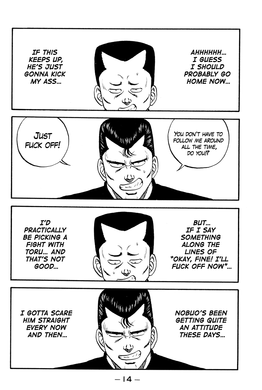 Be-Bop-Highschool Chapter 157 page 13 - Chapter 157: The Weak-Kneed Bastard's Subservience