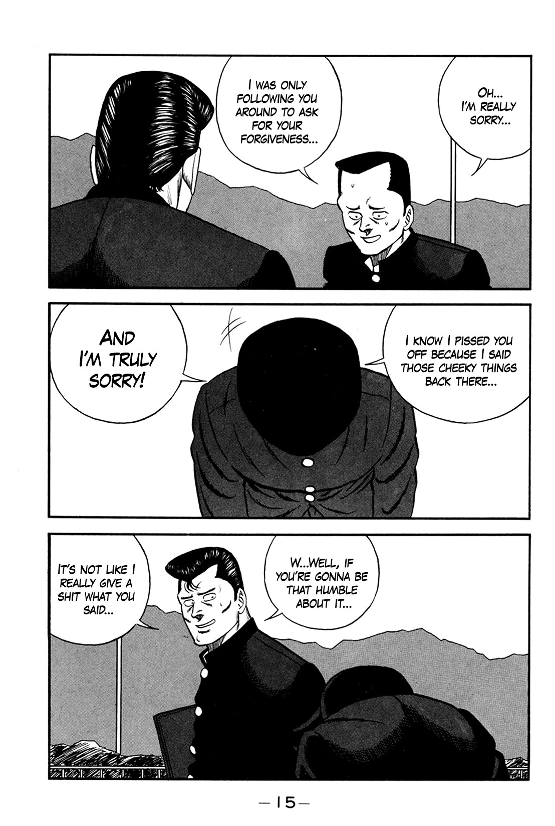 Be-Bop-Highschool Chapter 157 page 14 - Chapter 157: The Weak-Kneed Bastard's Subservience