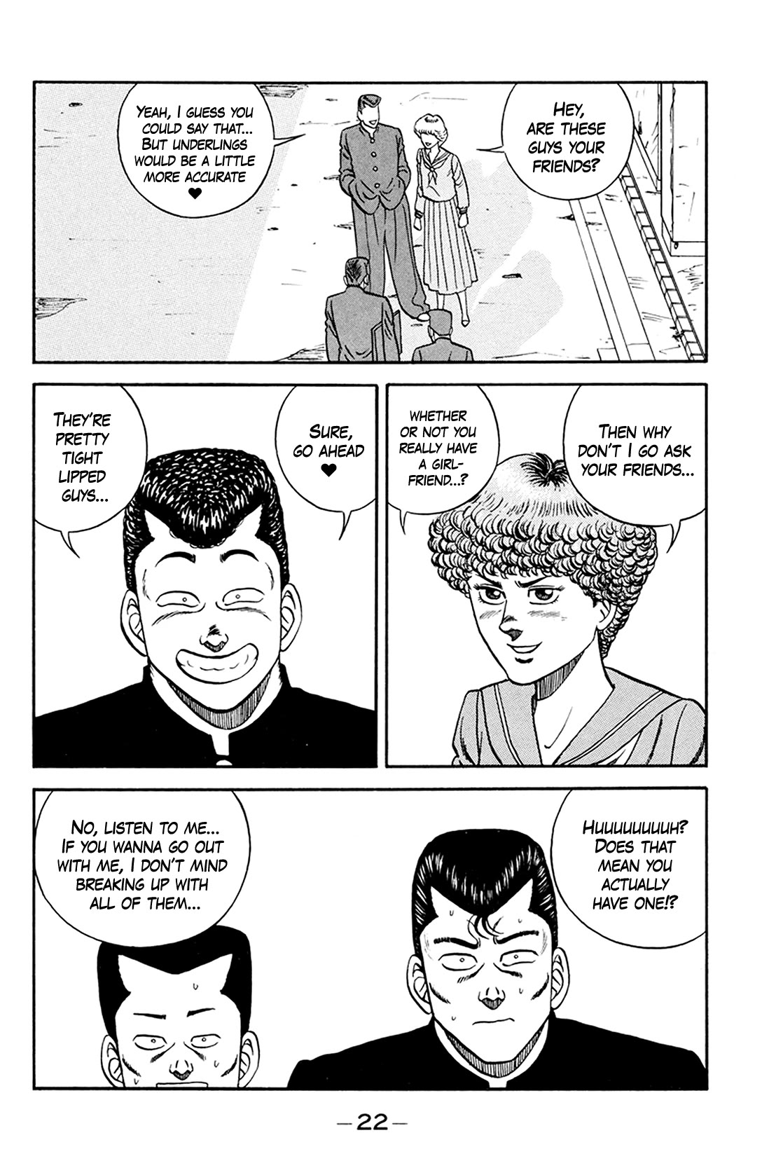 Be-Bop-Highschool Chapter 157 page 21 - Chapter 157: The Weak-Kneed Bastard's Subservience