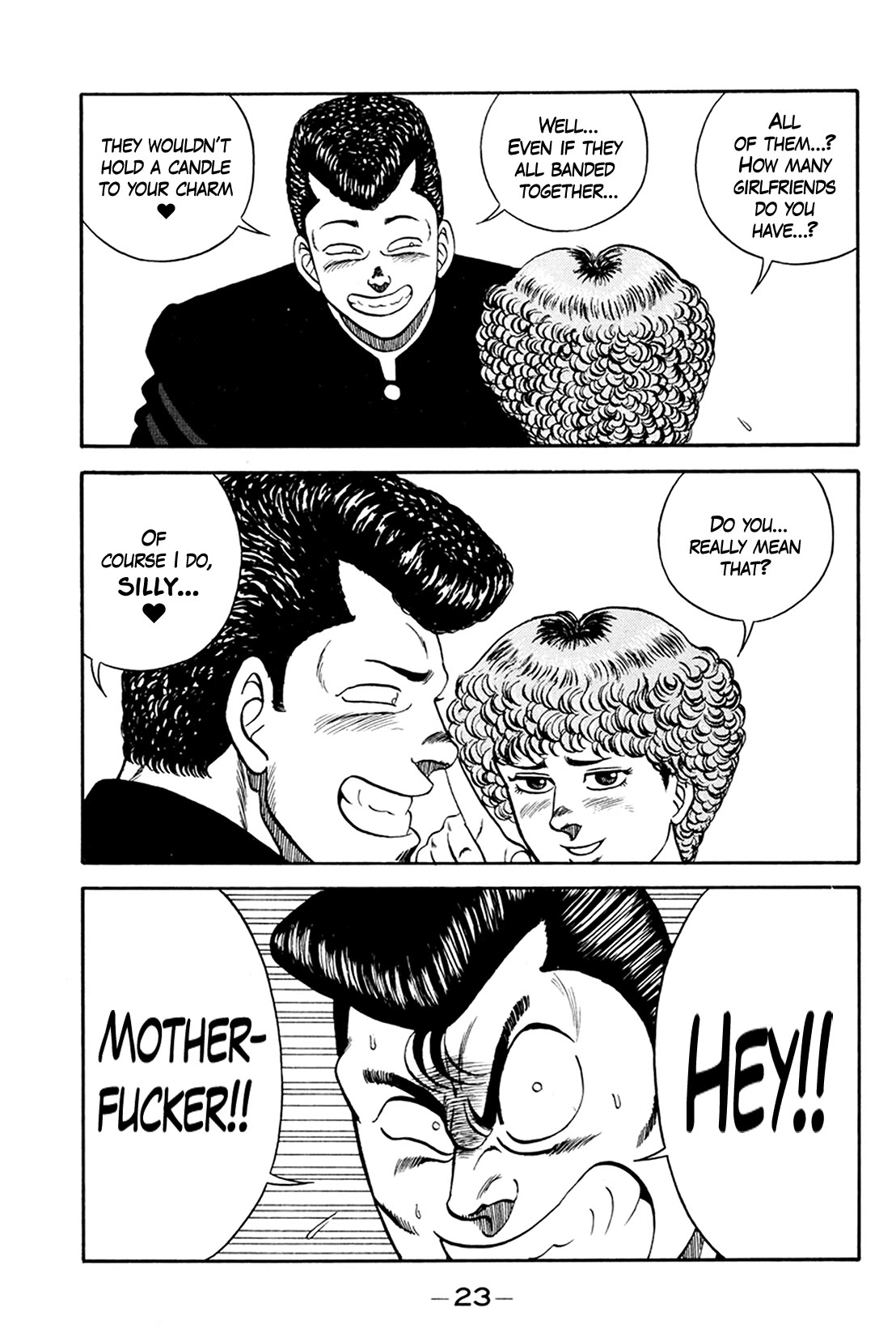 Be-Bop-Highschool Chapter 157 page 22 - Chapter 157: The Weak-Kneed Bastard's Subservience