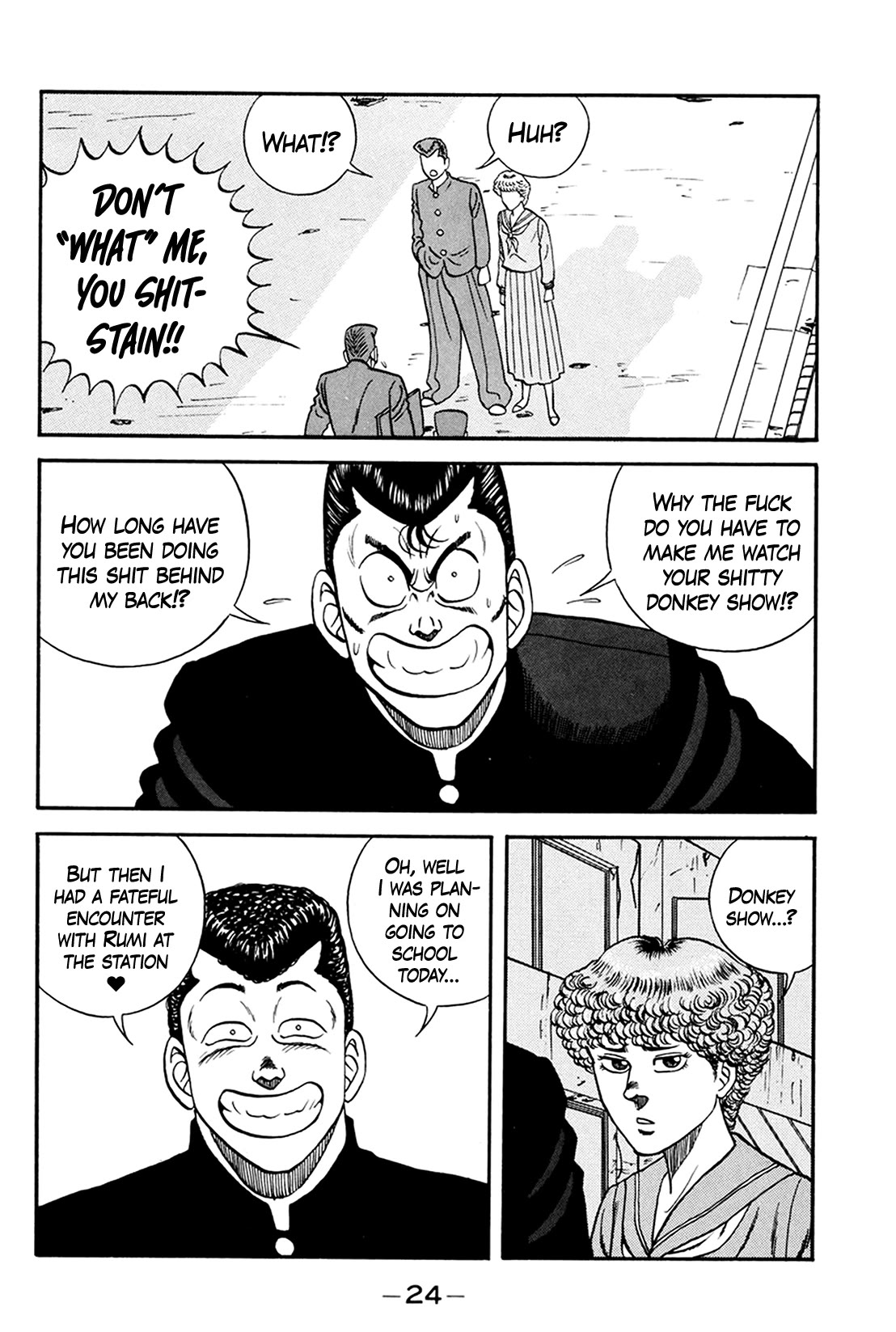 Be-Bop-Highschool Chapter 157 page 23 - Chapter 157: The Weak-Kneed Bastard's Subservience