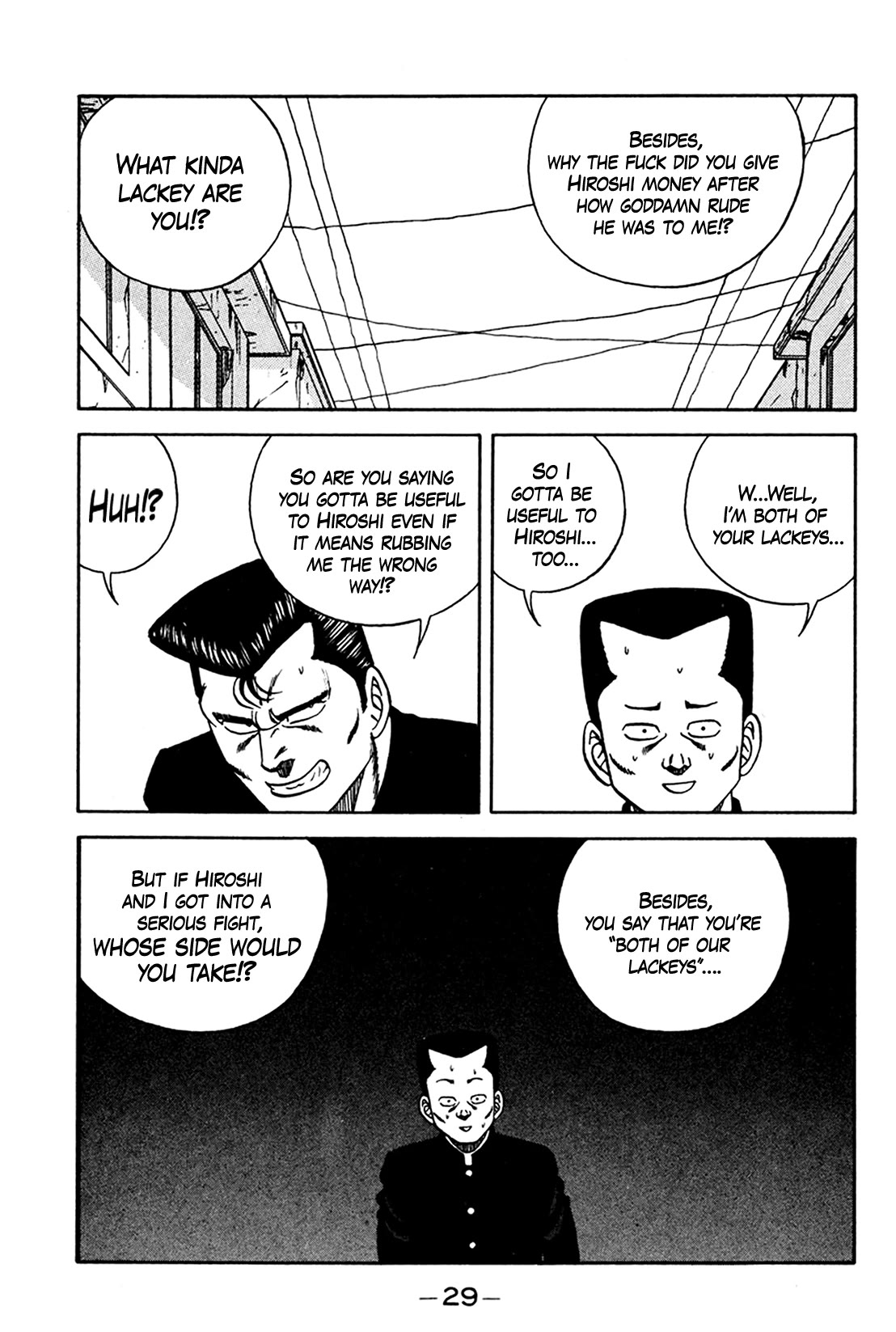 Be-Bop-Highschool Chapter 157 page 28 - Chapter 157: The Weak-Kneed Bastard's Subservience